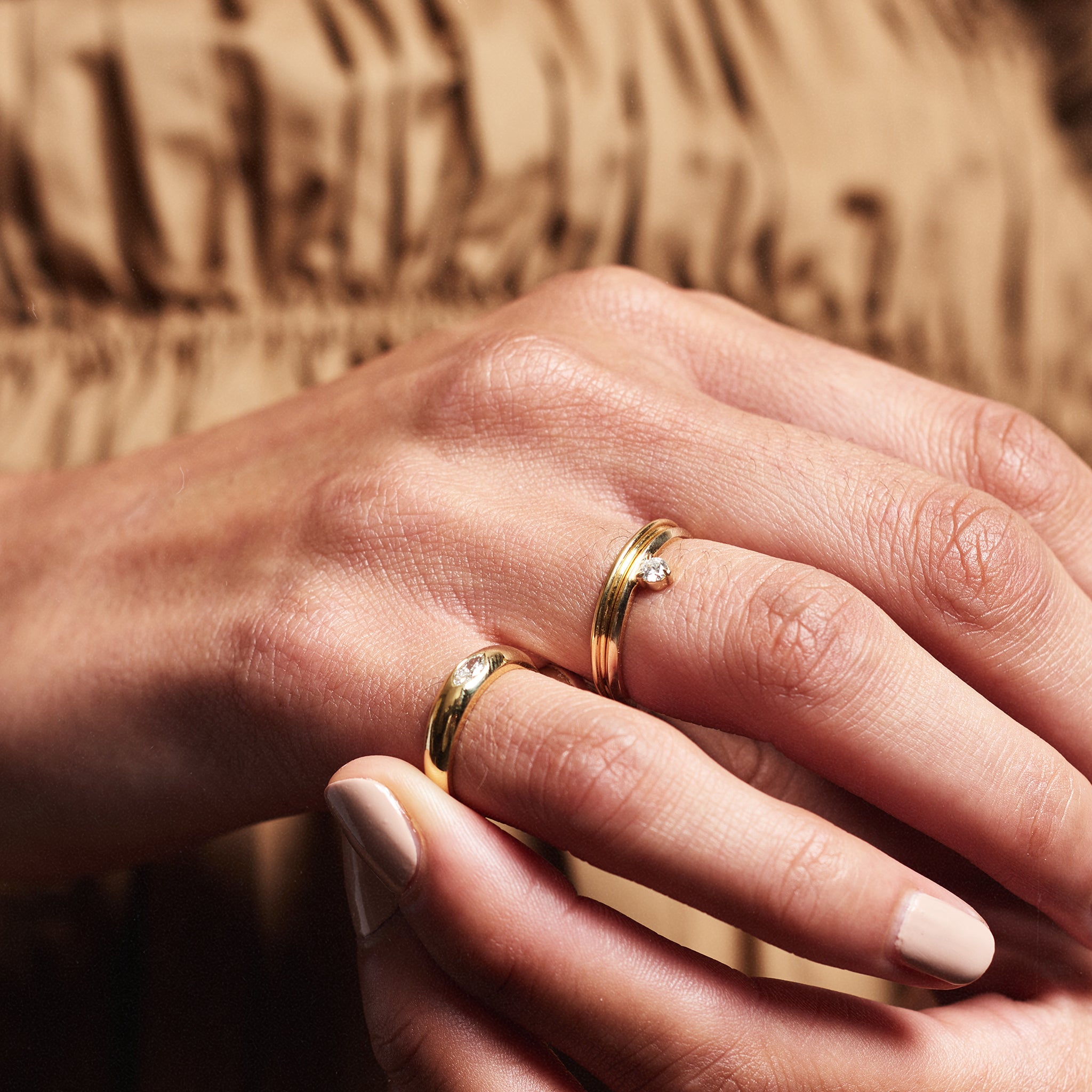 The Mini Marquise Signet Ring by East London jeweller Rachel Boston | Discover our collections of unique and timeless engagement rings, wedding rings, and modern fine jewellery.