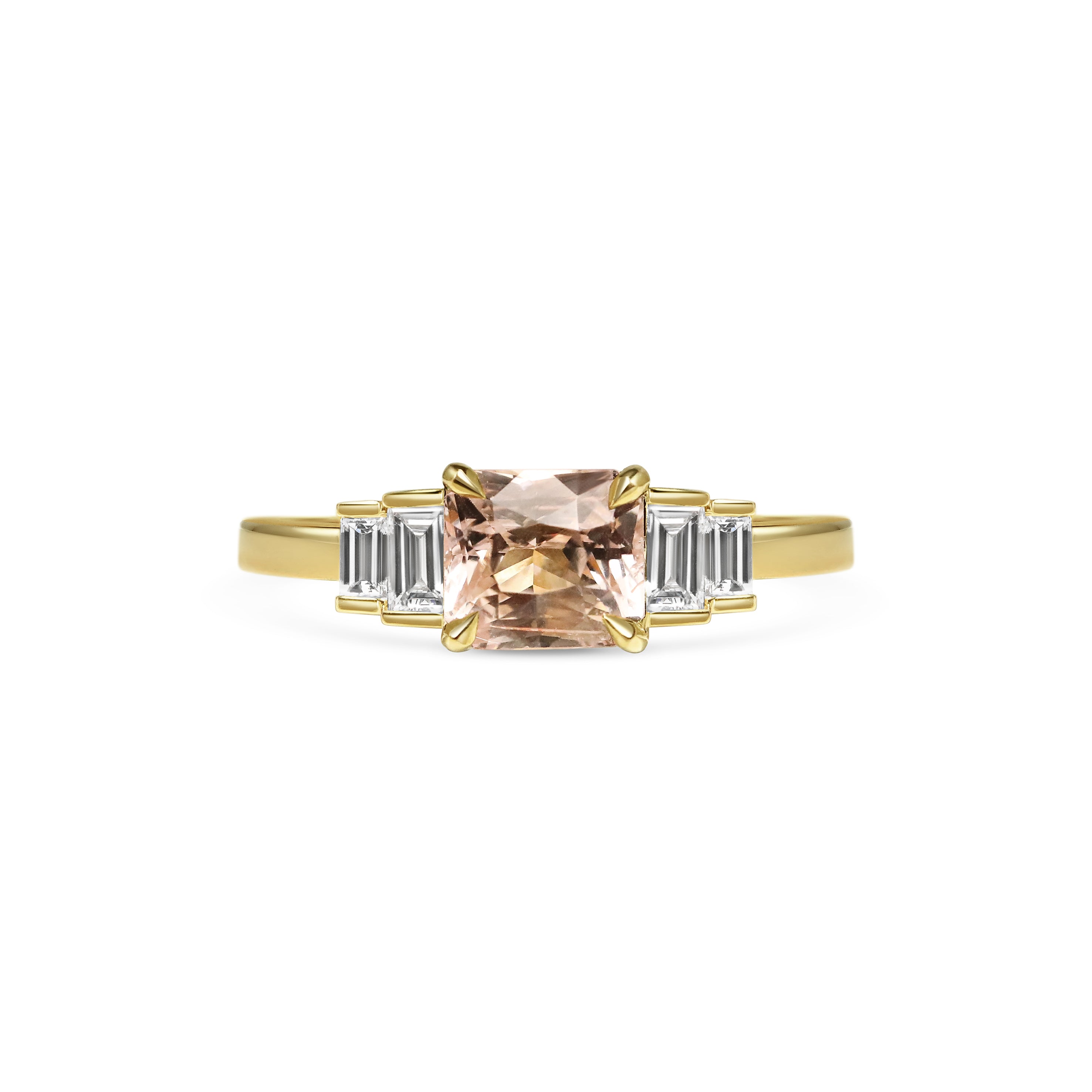 The X - Mweru Ring by East London jeweller Rachel Boston | Discover our collections of unique and timeless engagement rings, wedding rings, and modern fine jewellery.