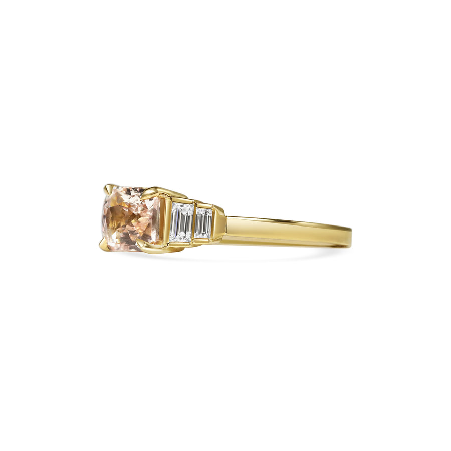 The X - Mweru Ring by East London jeweller Rachel Boston | Discover our collections of unique and timeless engagement rings, wedding rings, and modern fine jewellery. - Rachel Boston Jewellery