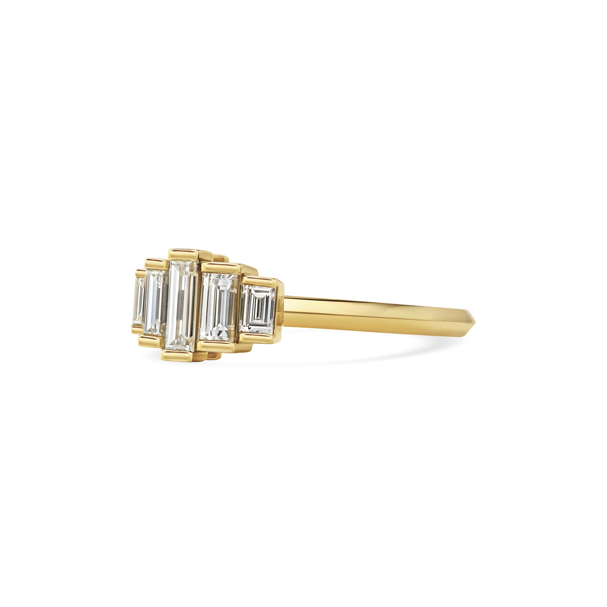 The X- Nellie Ring by East London jeweller Rachel Boston | Discover our collections of unique and timeless engagement rings, wedding rings, and modern fine jewellery.