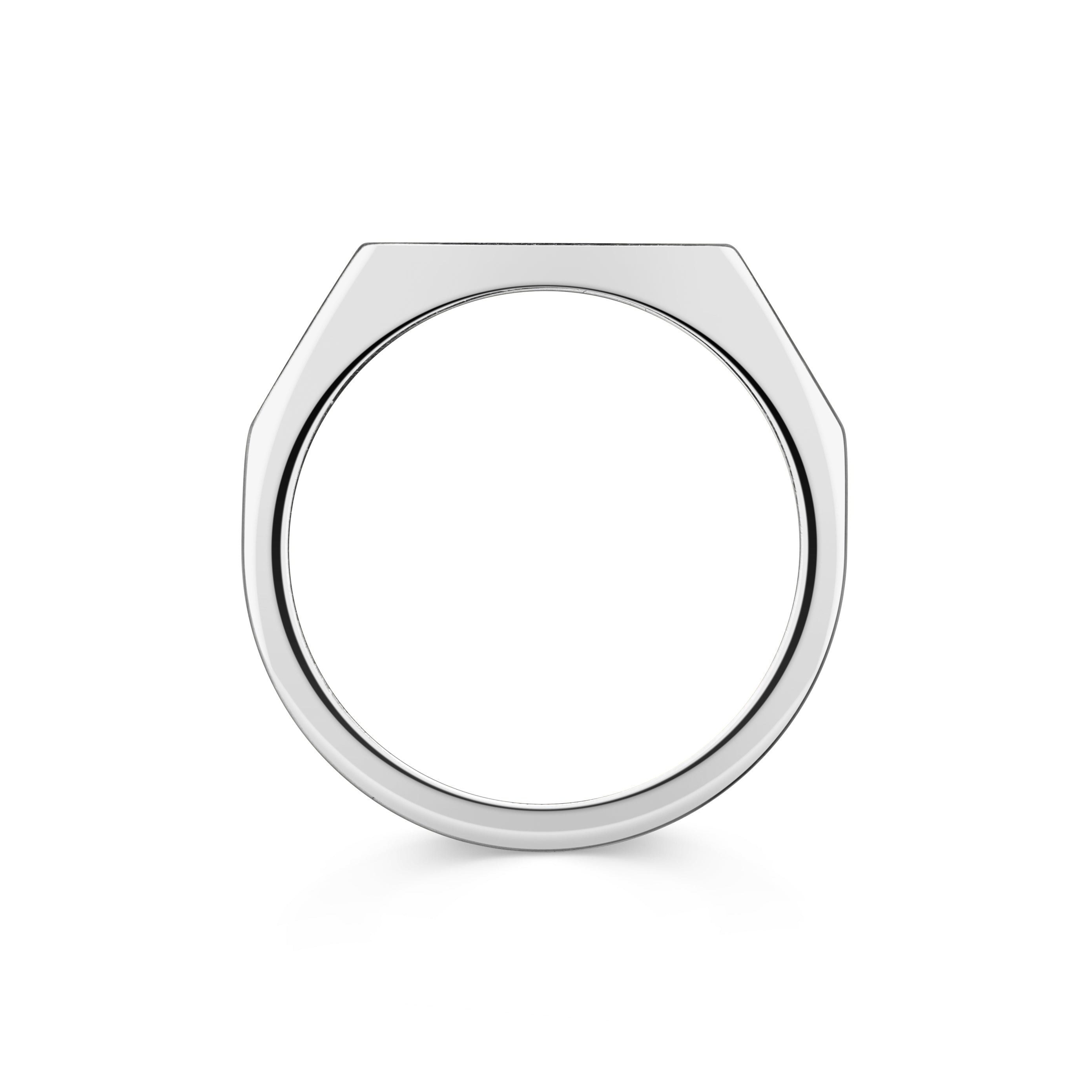 The Deco Plain Wedding Band - 1.9mm by East London jeweller Rachel Boston | Discover our collections of unique and timeless engagement rings, wedding rings, and modern fine jewellery.