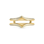 Sagitta Diamond Double Wedding Band