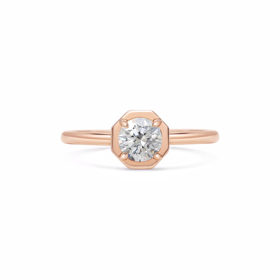 The Nora Ring by East London jeweller Rachel Boston | Discover our collections of unique and timeless engagement rings, wedding rings, and modern fine jewellery. - Rachel Boston Jewellery