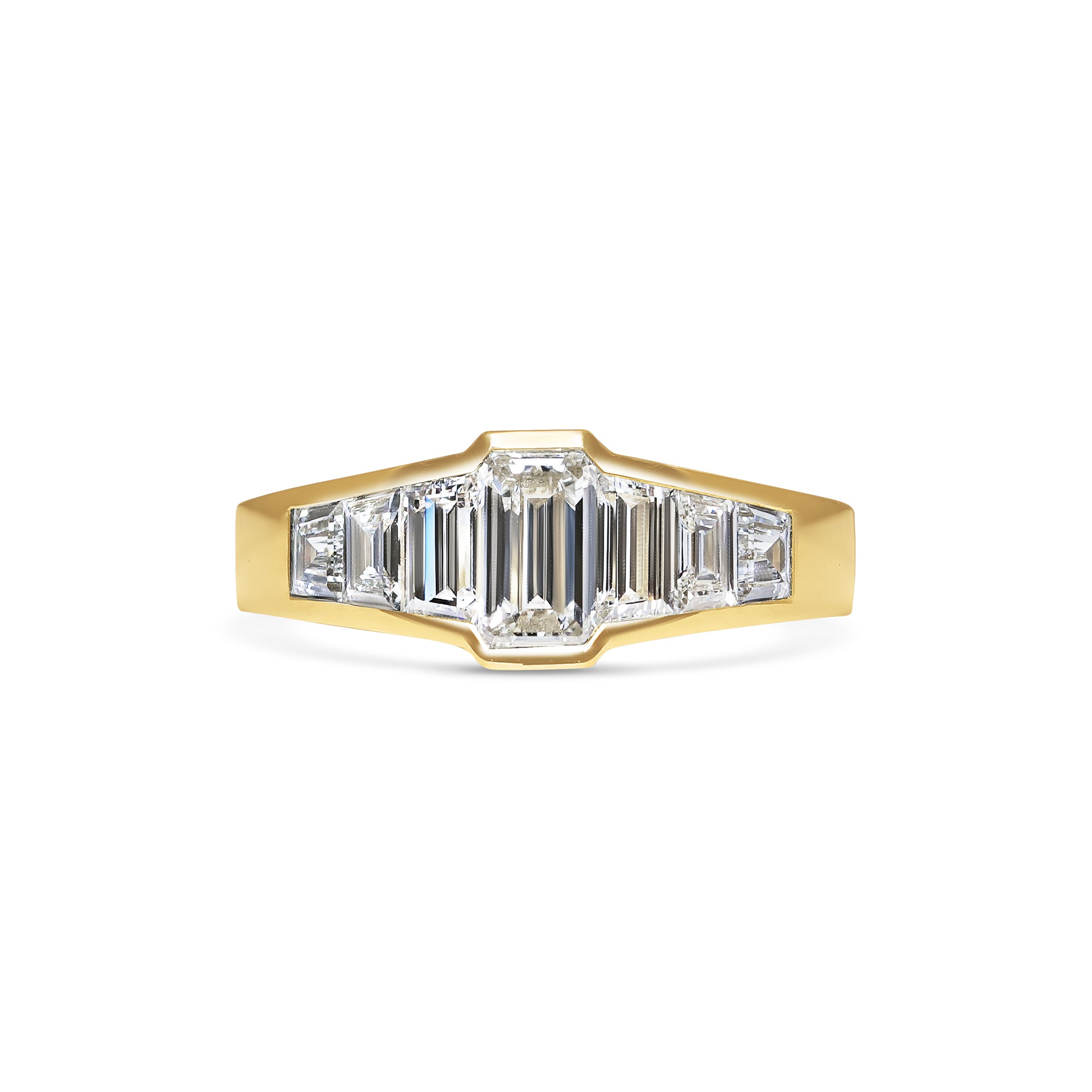 The X - Nova Ring by East London jeweller Rachel Boston | Discover our collections of unique and timeless engagement rings, wedding rings, and modern fine jewellery.