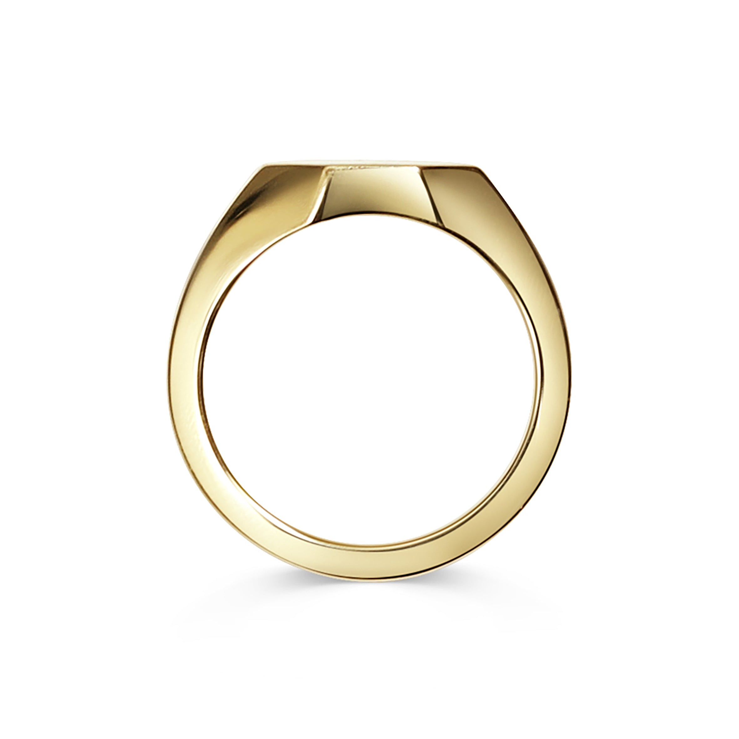 The Octagon Signet Ring by East London jeweller Rachel Boston | Discover our collections of unique and timeless engagement rings, wedding rings, and modern fine jewellery.