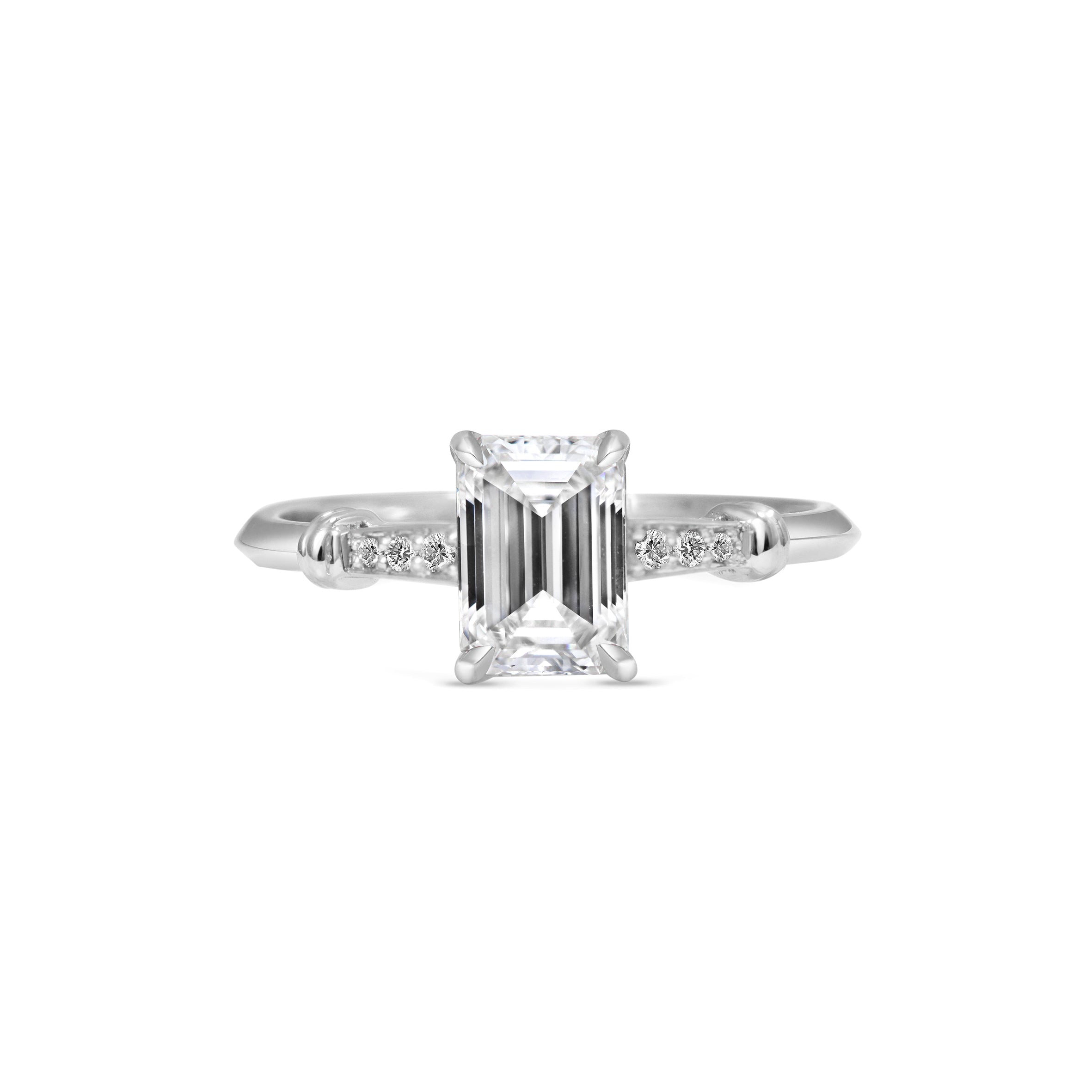 The Olive Ring by East London jeweller Rachel Boston | Discover our collections of unique and timeless engagement rings, wedding rings, and modern fine jewellery.