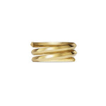 Open Knife Edge Twist Ring