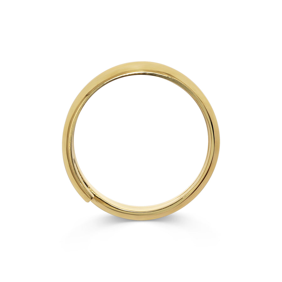 The Open Knife Edge Twist Ring by East London jeweller Rachel Boston | Discover our collections of unique and timeless engagement rings, wedding rings, and modern fine jewellery. - Rachel Boston Jewellery