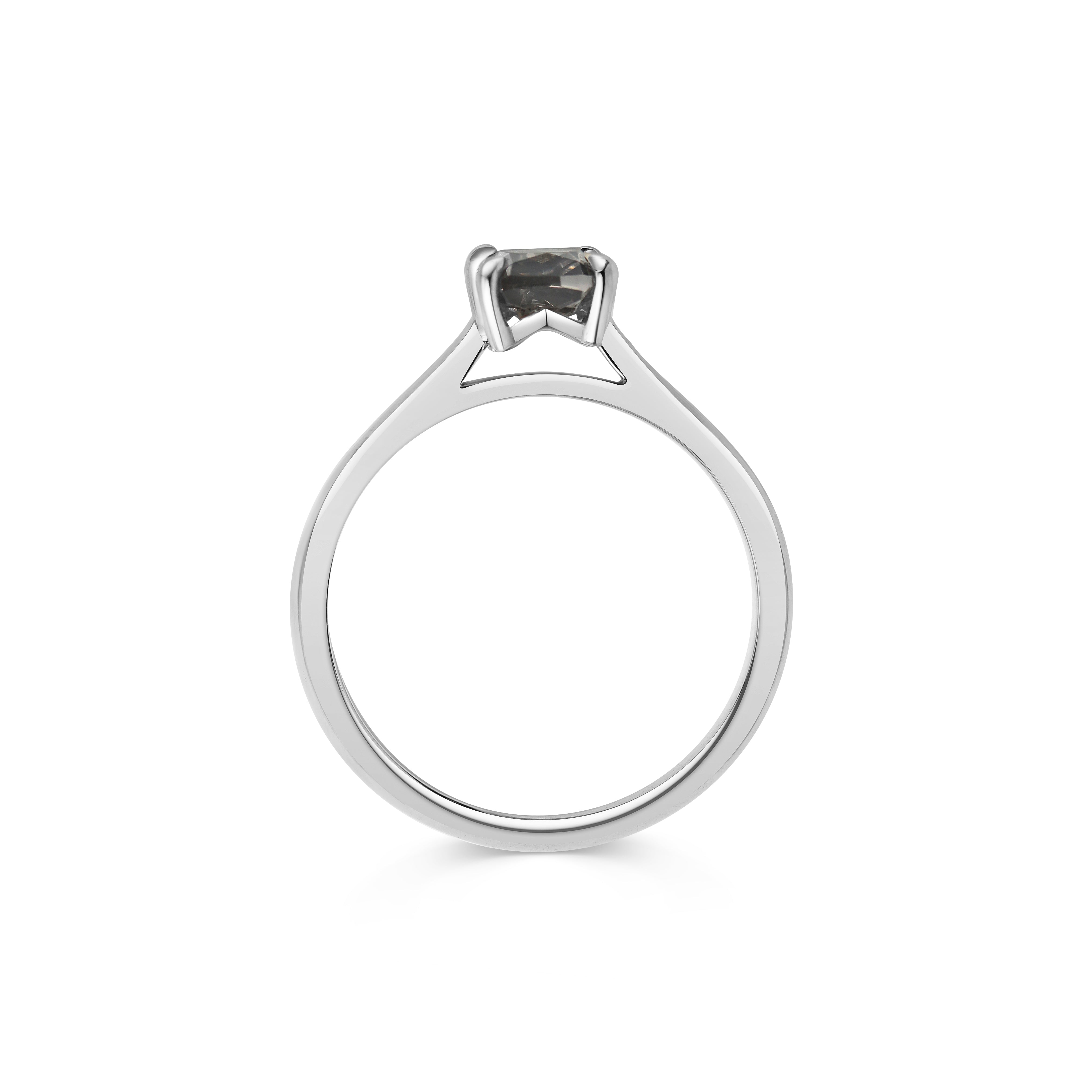 The Orthosie Ring by East London jeweller Rachel Boston | Discover our collections of unique and timeless engagement rings, wedding rings, and modern fine jewellery.