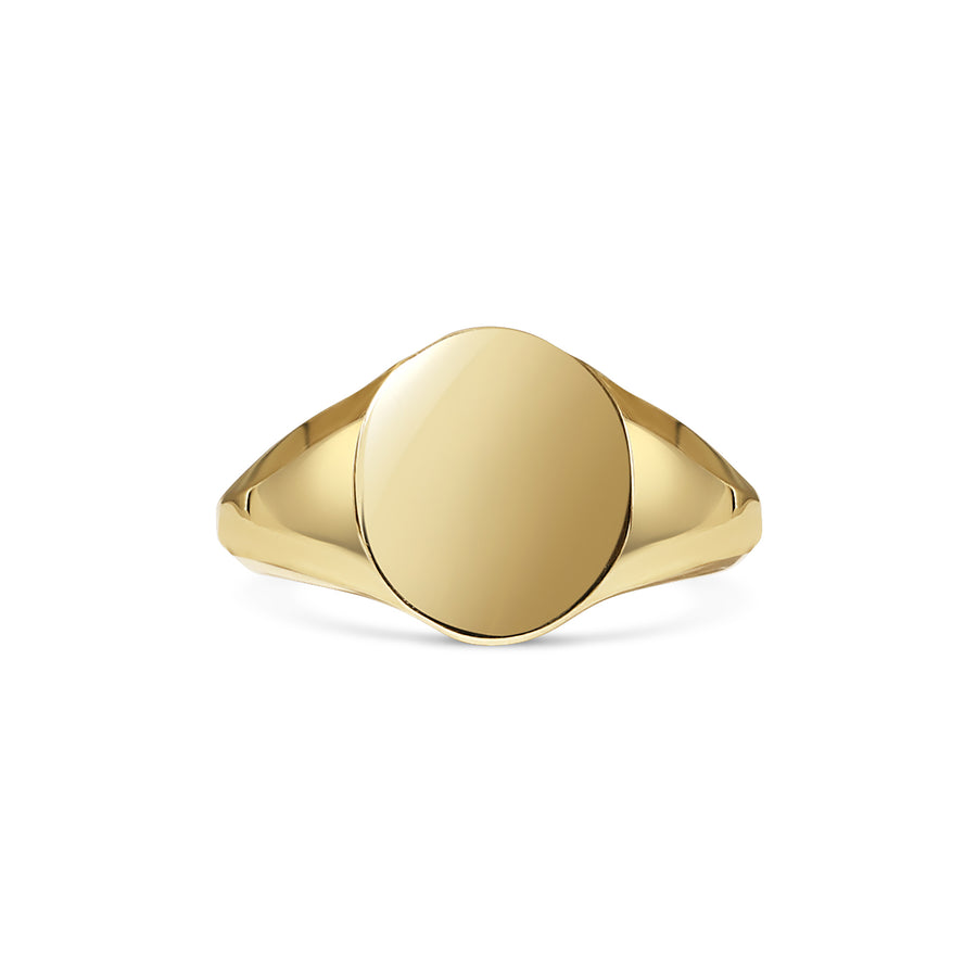 The Oval Signet Ring by East London jeweller Rachel Boston | Discover our collections of unique and timeless engagement rings, wedding rings, and modern fine jewellery. - Rachel Boston Jewellery