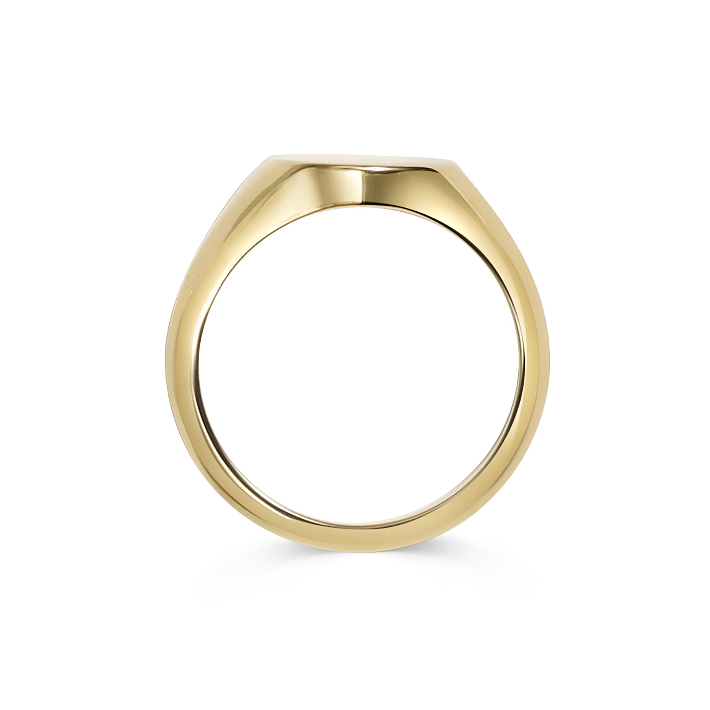 The Oval Signet Ring by East London jeweller Rachel Boston | Discover our collections of unique and timeless engagement rings, wedding rings, and modern fine jewellery.