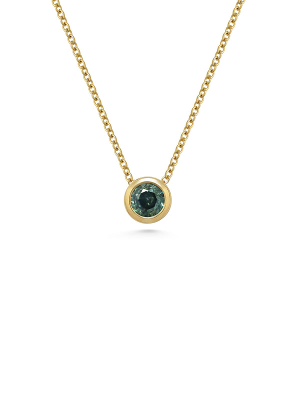 Perseus Necklace- 0.69ct Green - Rachel Boston Jewellery