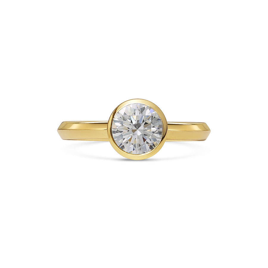 The Perseus Ring - Round Cut by East London jeweller Rachel Boston | Discover our collections of unique and timeless engagement rings, wedding rings, and modern fine jewellery. - Rachel Boston Jewellery