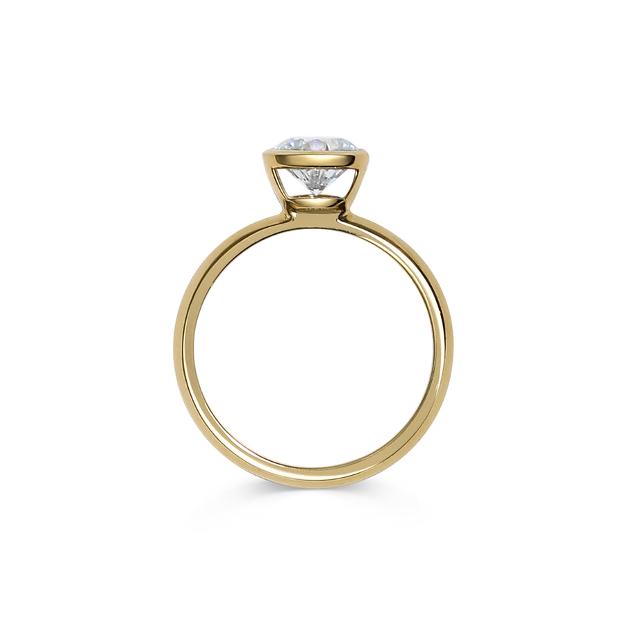 The Perseus Ring - Round Cut by East London jeweller Rachel Boston | Discover our collections of unique and timeless engagement rings, wedding rings, and modern fine jewellery. - Rachel Boston Jewellery