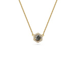 PHOENIX NECKLACE GREY DIAMOND