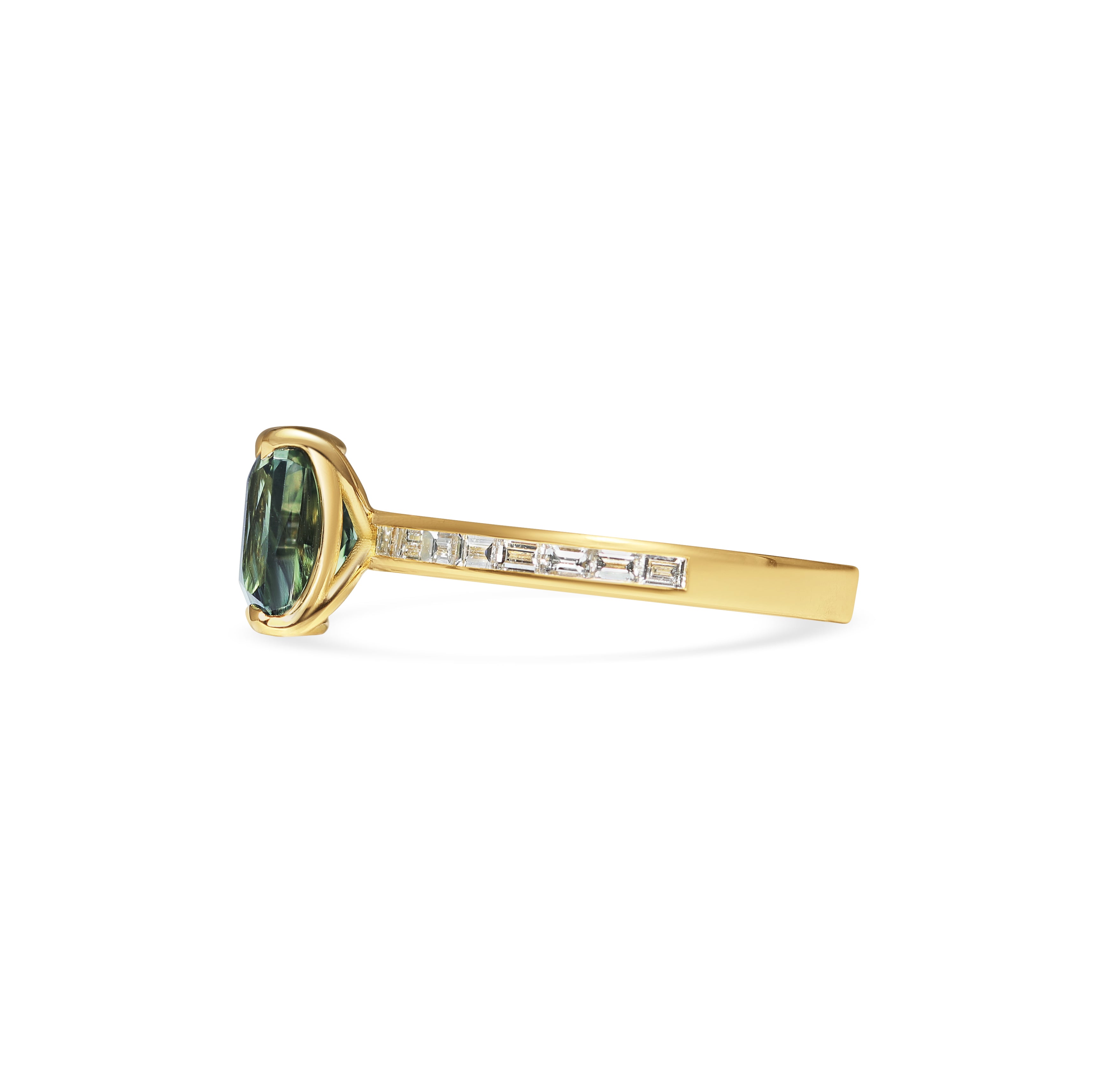 The X - Plata Ring by East London jeweller Rachel Boston | Discover our collections of unique and timeless engagement rings, wedding rings, and modern fine jewellery.