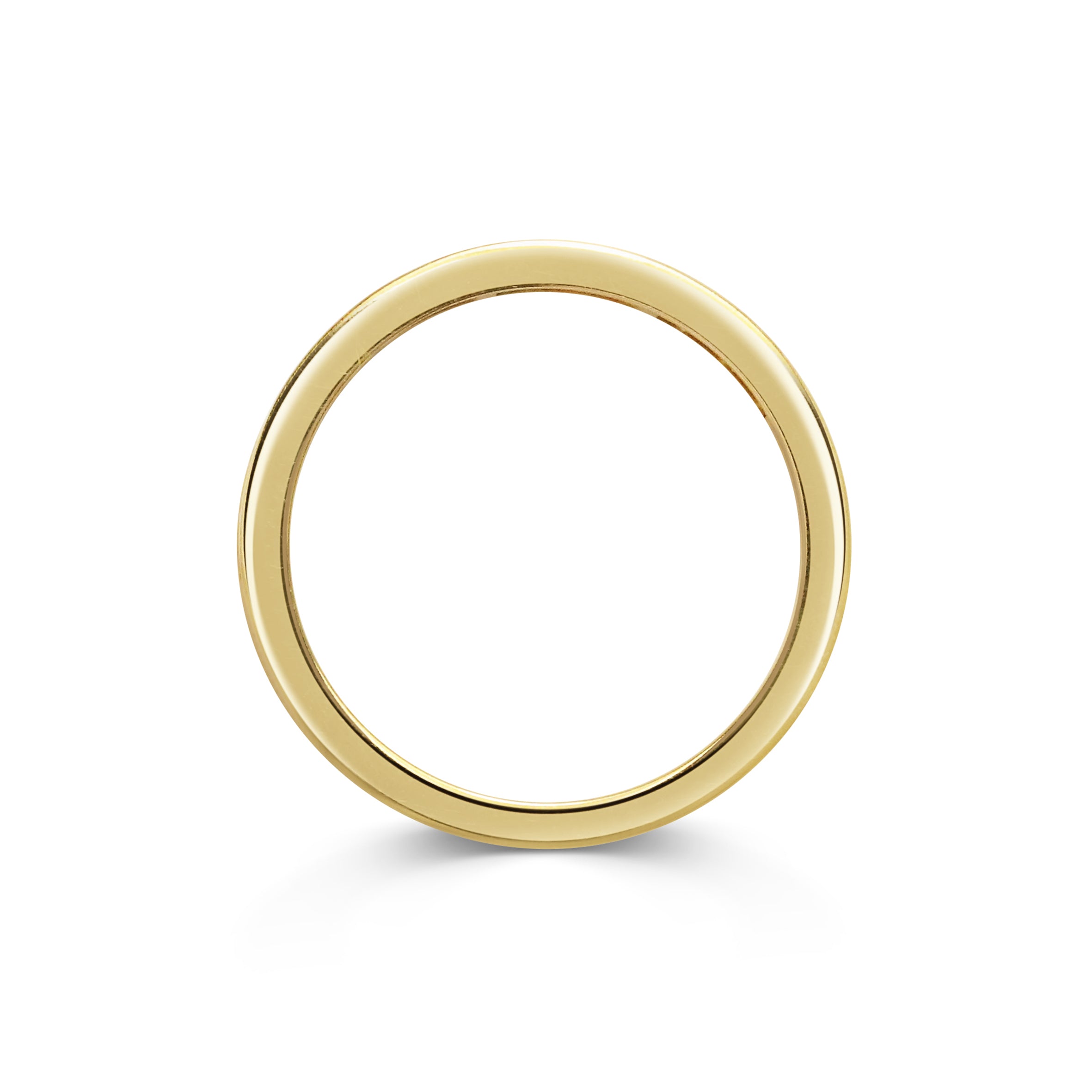 The Princess Cut Channel Set Wedding Band by East London jeweller Rachel Boston | Discover our collections of unique and timeless engagement rings, wedding rings, and modern fine jewellery.