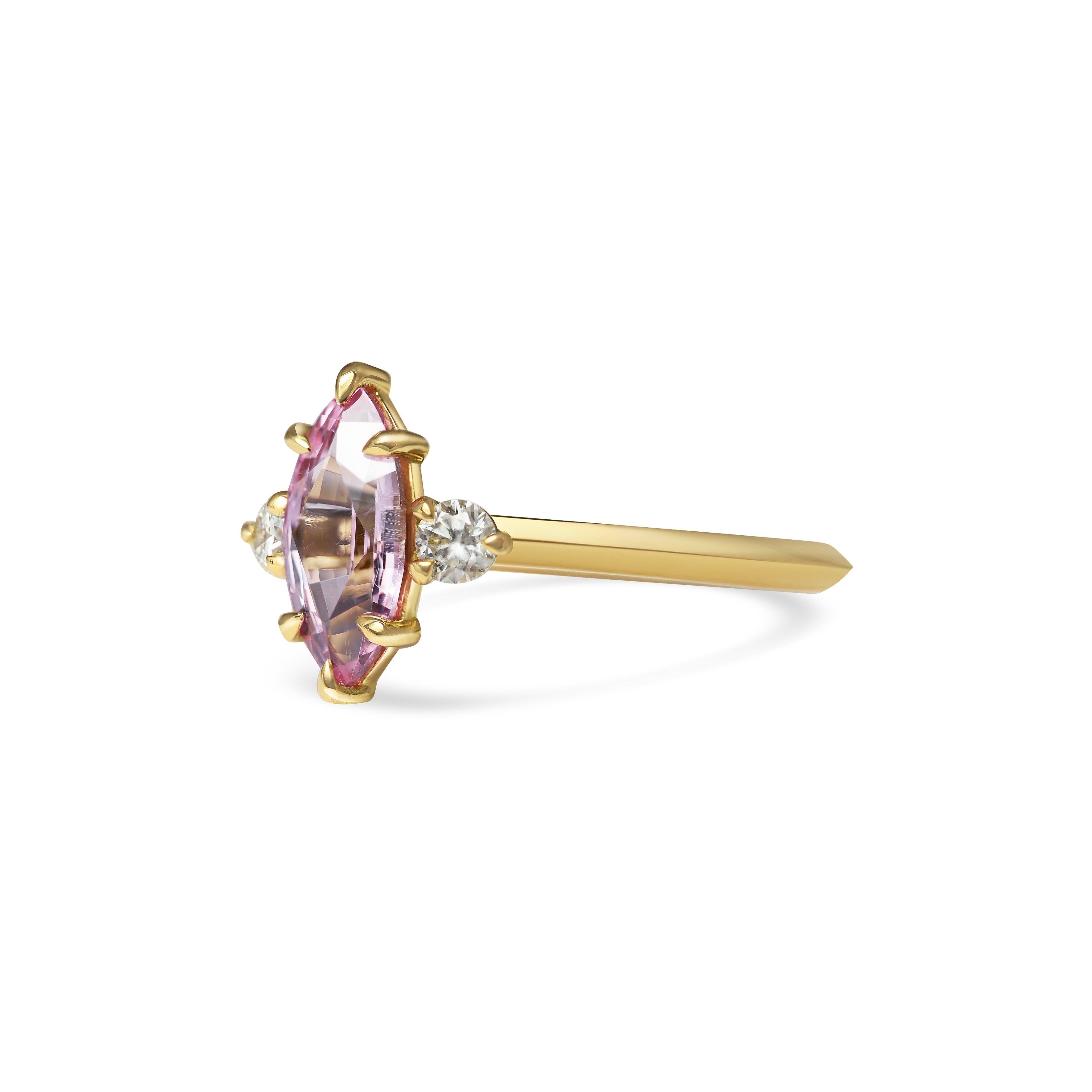 The Purus Ring by East London jeweller Rachel Boston | Discover our collections of unique and timeless engagement rings, wedding rings, and modern fine jewellery.