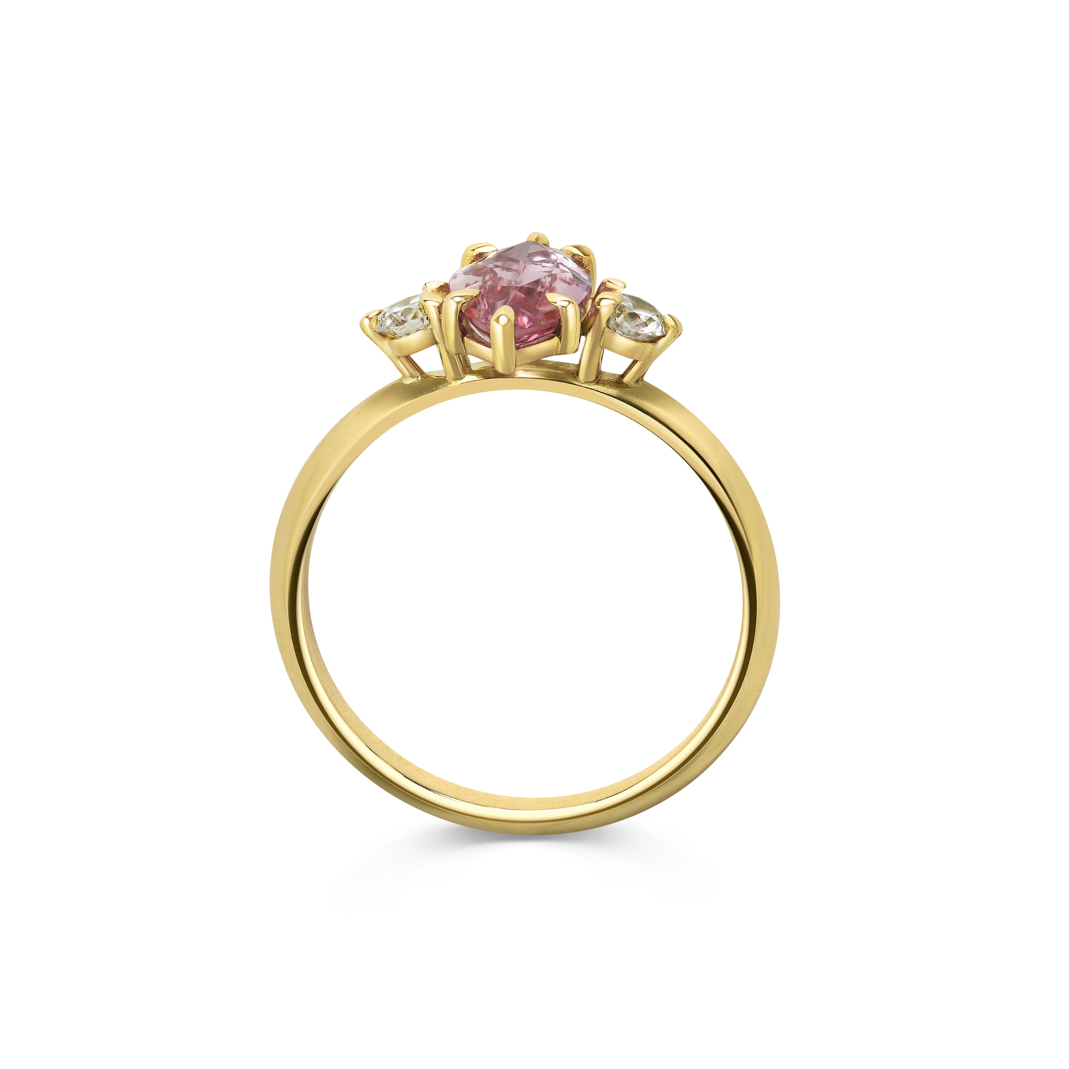 The Purus Ring by East London jeweller Rachel Boston | Discover our collections of unique and timeless engagement rings, wedding rings, and modern fine jewellery.