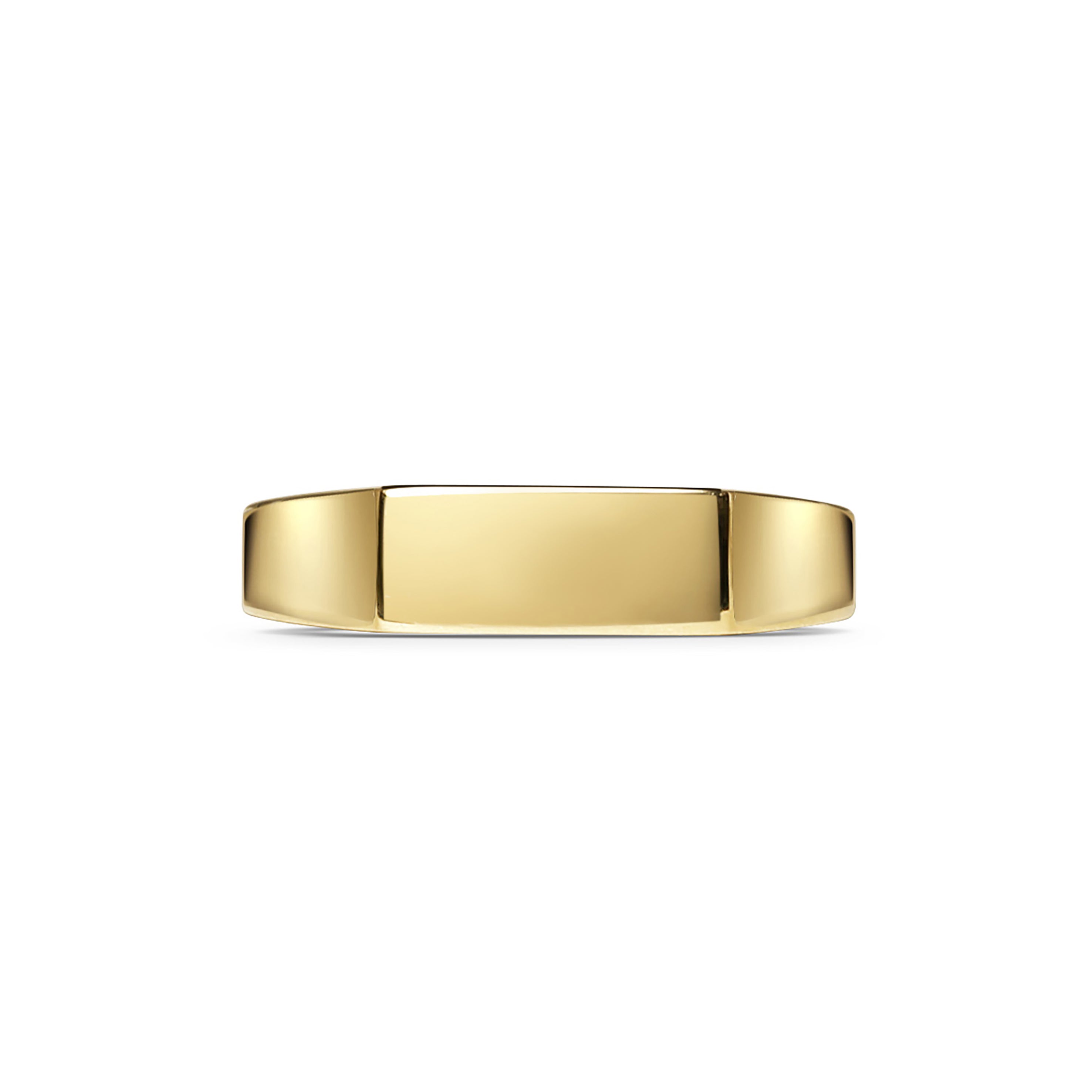 The Rectangular Signet Ring by East London jeweller Rachel Boston | Discover our collections of unique and timeless engagement rings, wedding rings, and modern fine jewellery.