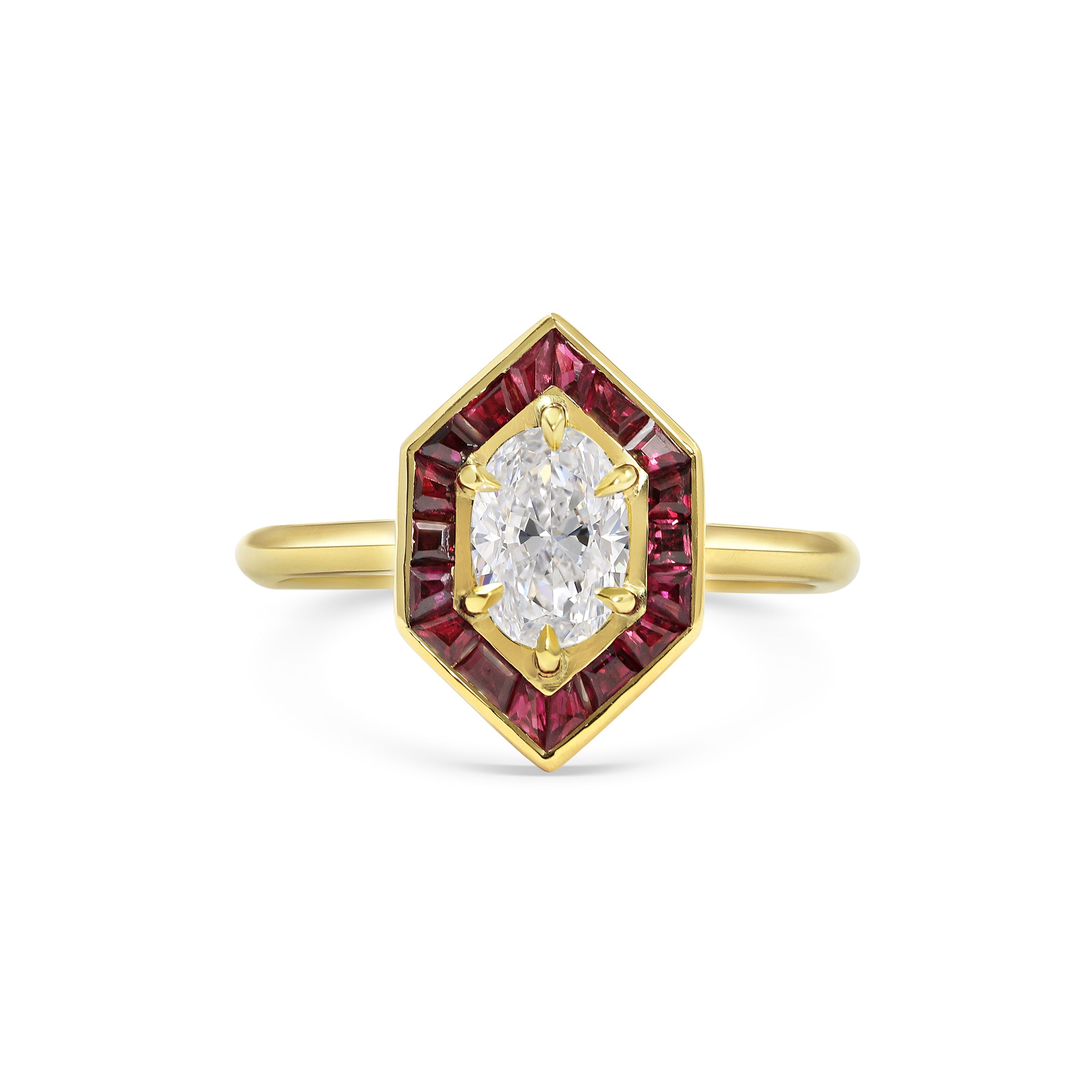The X - Rennie Ring by East London jeweller Rachel Boston | Discover our collections of unique and timeless engagement rings, wedding rings, and modern fine jewellery.