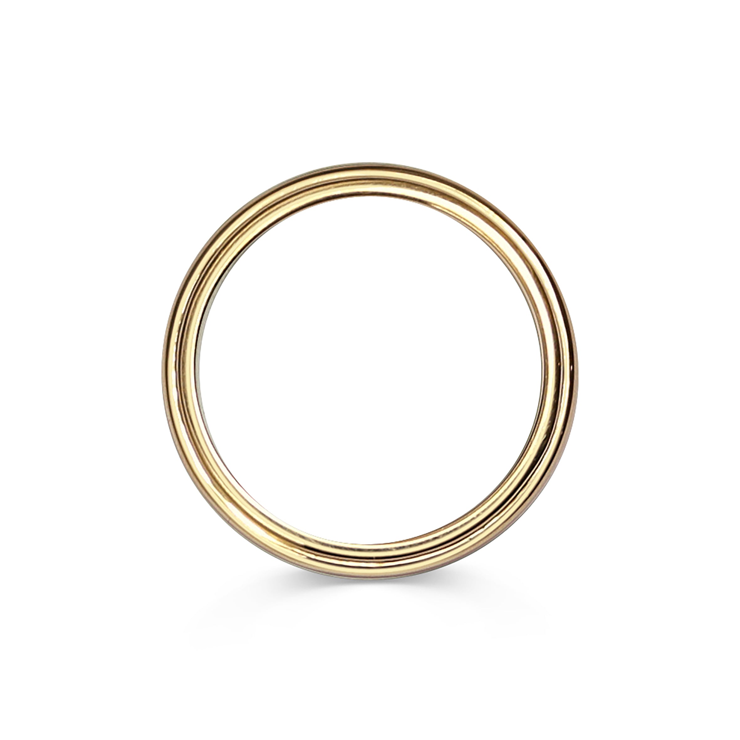 The Ridged Band - 2.5mm by East London jeweller Rachel Boston | Discover our collections of unique and timeless engagement rings, wedding rings, and modern fine jewellery.