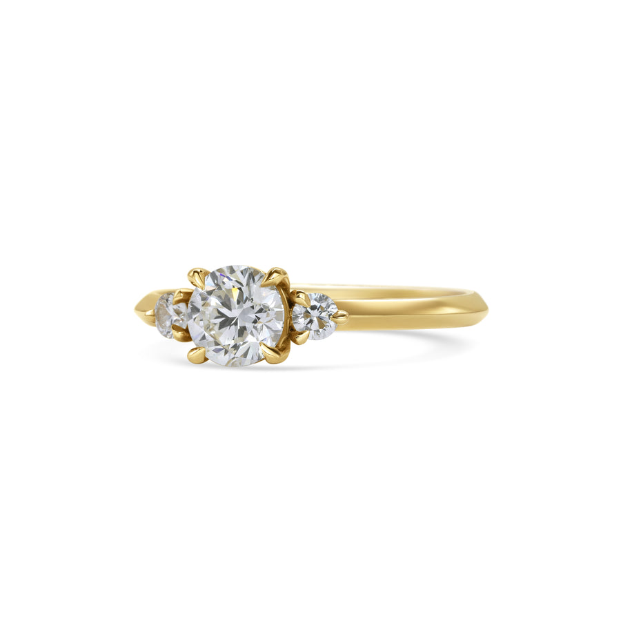 The Rita Ring - Round Cut 0.70ct - In Stock by East London jeweller Rachel Boston | Discover our collections of unique and timeless engagement rings, wedding rings, and modern fine jewellery. - Rachel Boston Jewellery