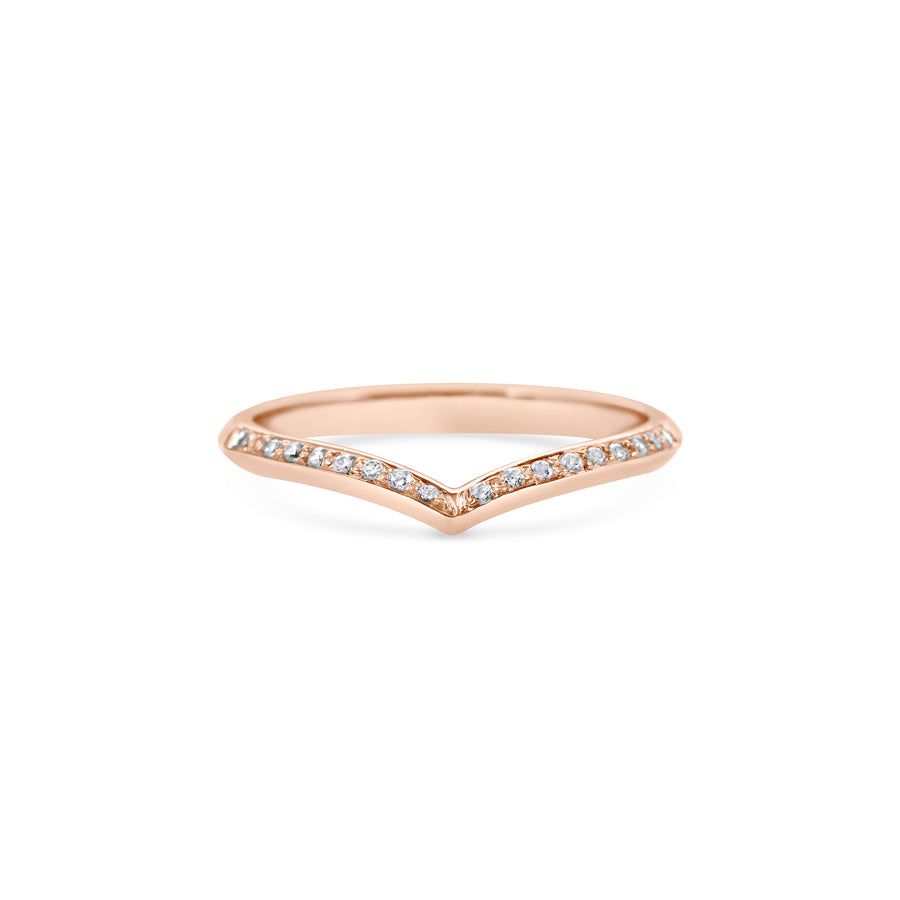 The Sagitta Diamond Band by East London jeweller Rachel Boston | Discover our collections of unique and timeless engagement rings, wedding rings, and modern fine jewellery. - Rachel Boston Jewellery
