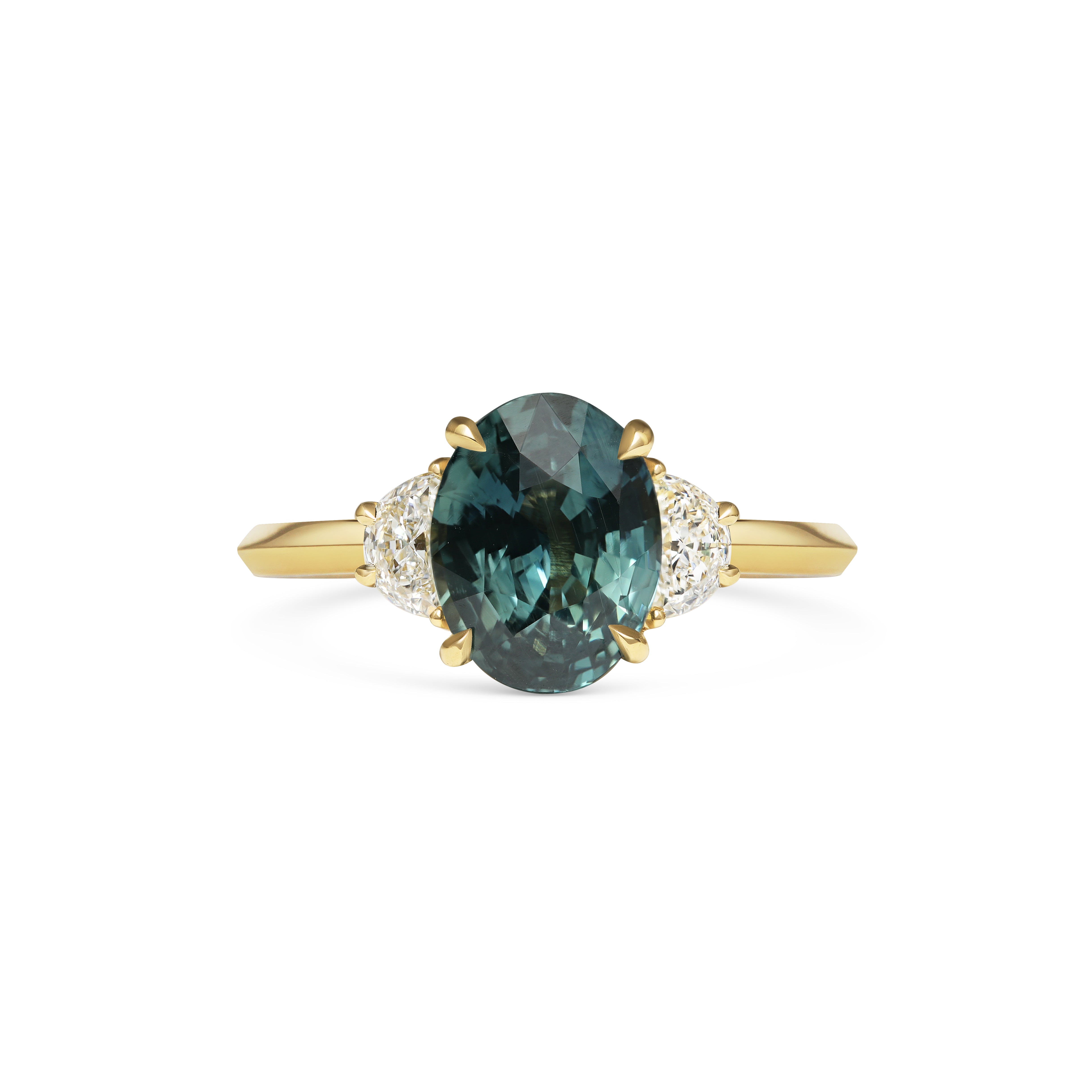 The X - Sarare Ring by East London jeweller Rachel Boston | Discover our collections of unique and timeless engagement rings, wedding rings, and modern fine jewellery.