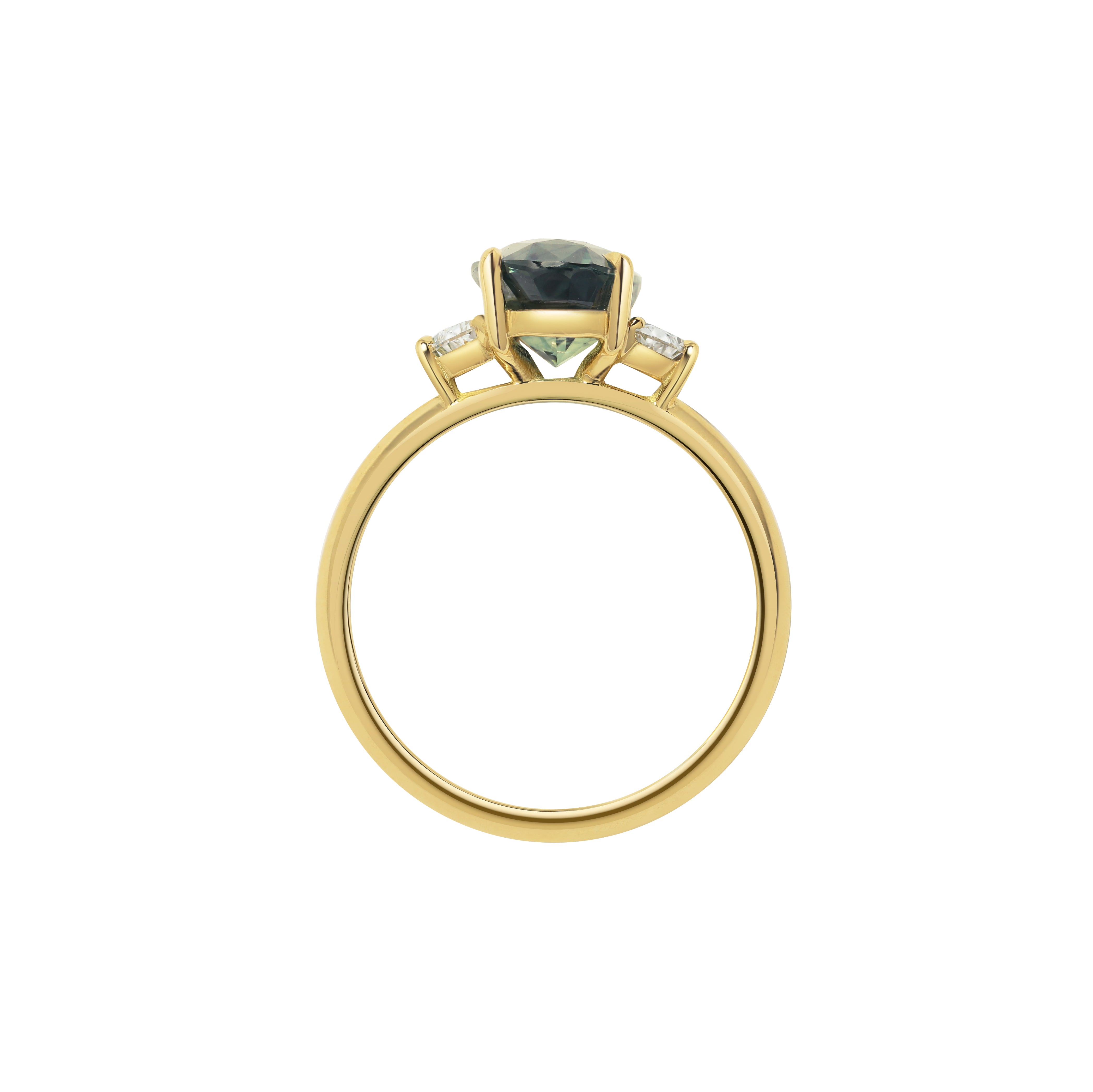 The X - Sarare Ring by East London jeweller Rachel Boston | Discover our collections of unique and timeless engagement rings, wedding rings, and modern fine jewellery.