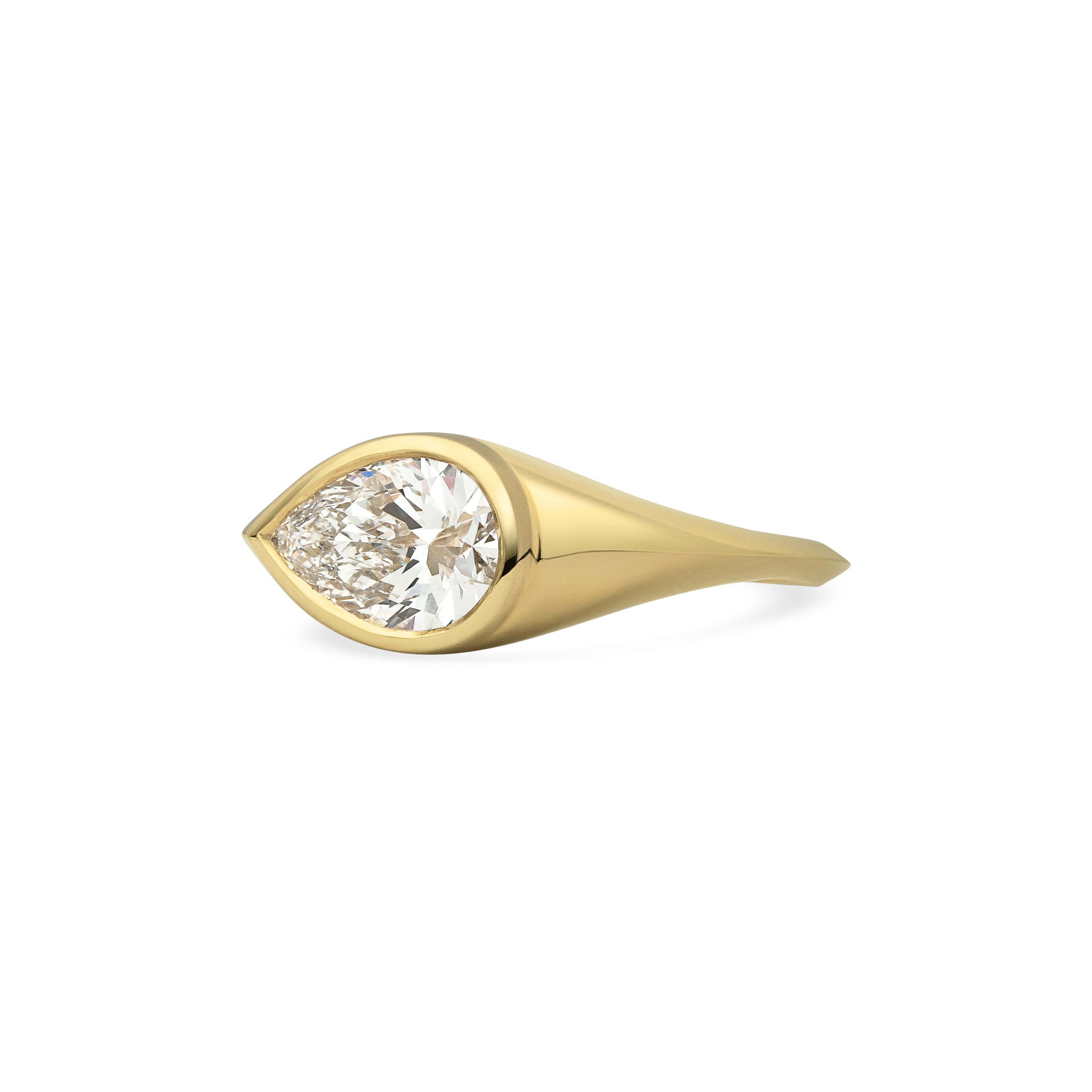 The Silas Ring by East London jeweller Rachel Boston | Discover our collections of unique and timeless engagement rings, wedding rings, and modern fine jewellery.