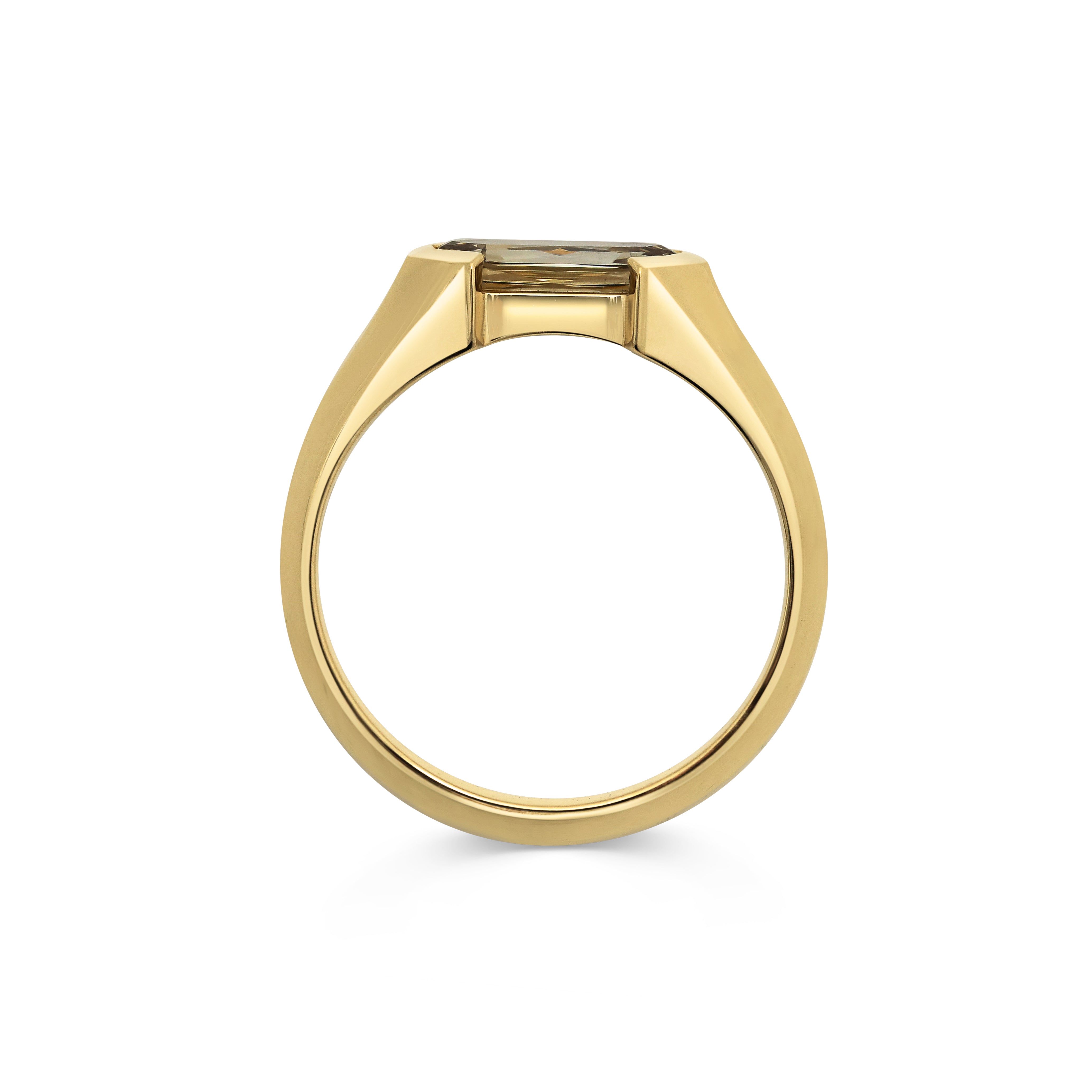 The X-SOLSTICE Ring by East London jeweller Rachel Boston | Discover our collections of unique and timeless engagement rings, wedding rings, and modern fine jewellery.