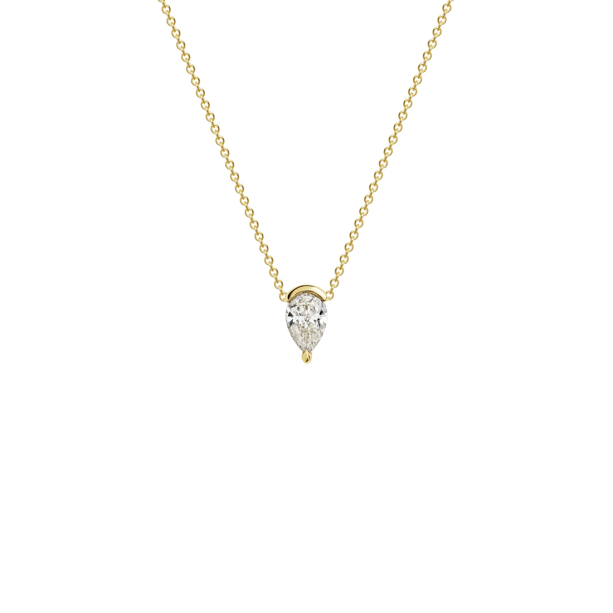 The X - Sturtevant Necklace- 0.30ct by East London jeweller Rachel Boston | Discover our collections of unique and timeless engagement rings, wedding rings, and modern fine jewellery.