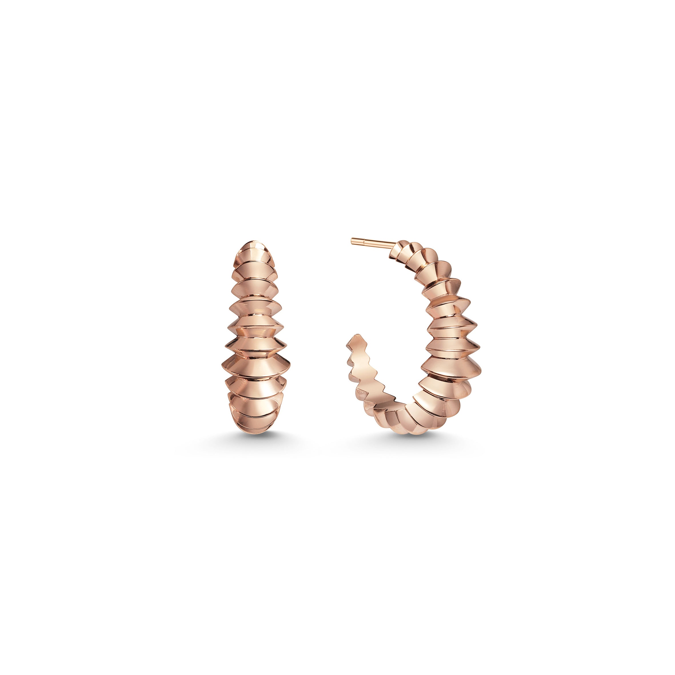 The Suadela Earrings by East London jeweller Rachel Boston | Discover our collections of unique and timeless engagement rings, wedding rings, and modern fine jewellery.