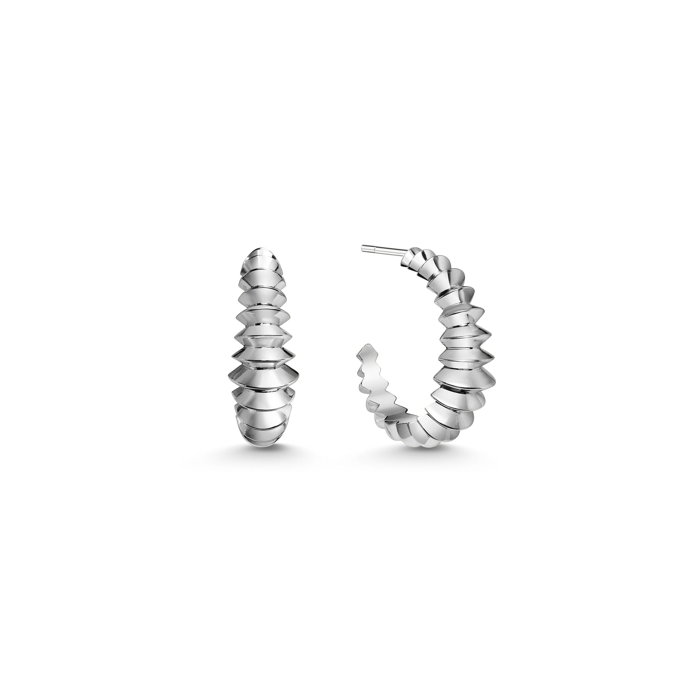 The Suadela Earrings by East London jeweller Rachel Boston | Discover our collections of unique and timeless engagement rings, wedding rings, and modern fine jewellery.