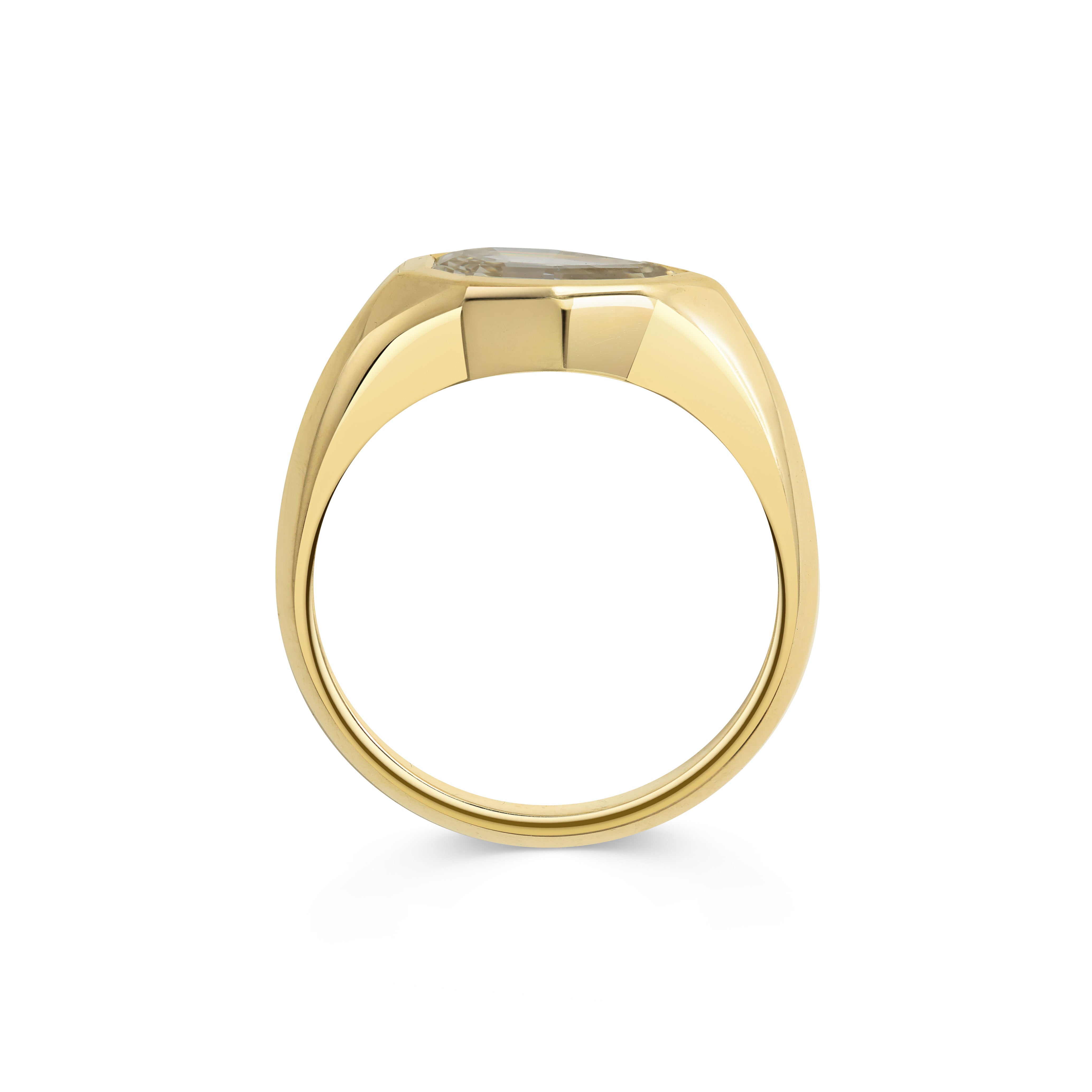 The X - SURGE Ring by East London jeweller Rachel Boston | Discover our collections of unique and timeless engagement rings, wedding rings, and modern fine jewellery.