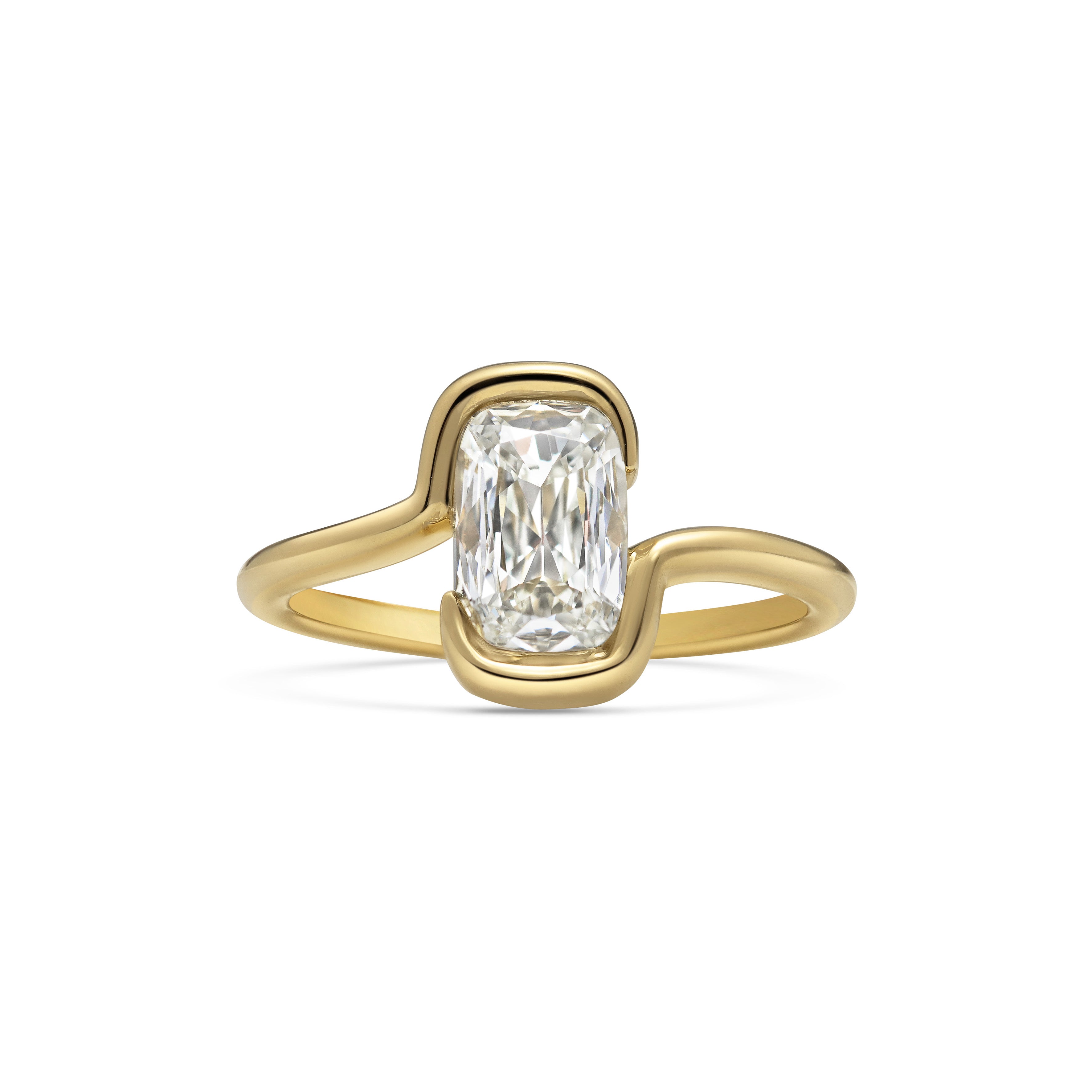 The Tide Ring by East London jeweller Rachel Boston | Discover our collections of unique and timeless engagement rings, wedding rings, and modern fine jewellery.