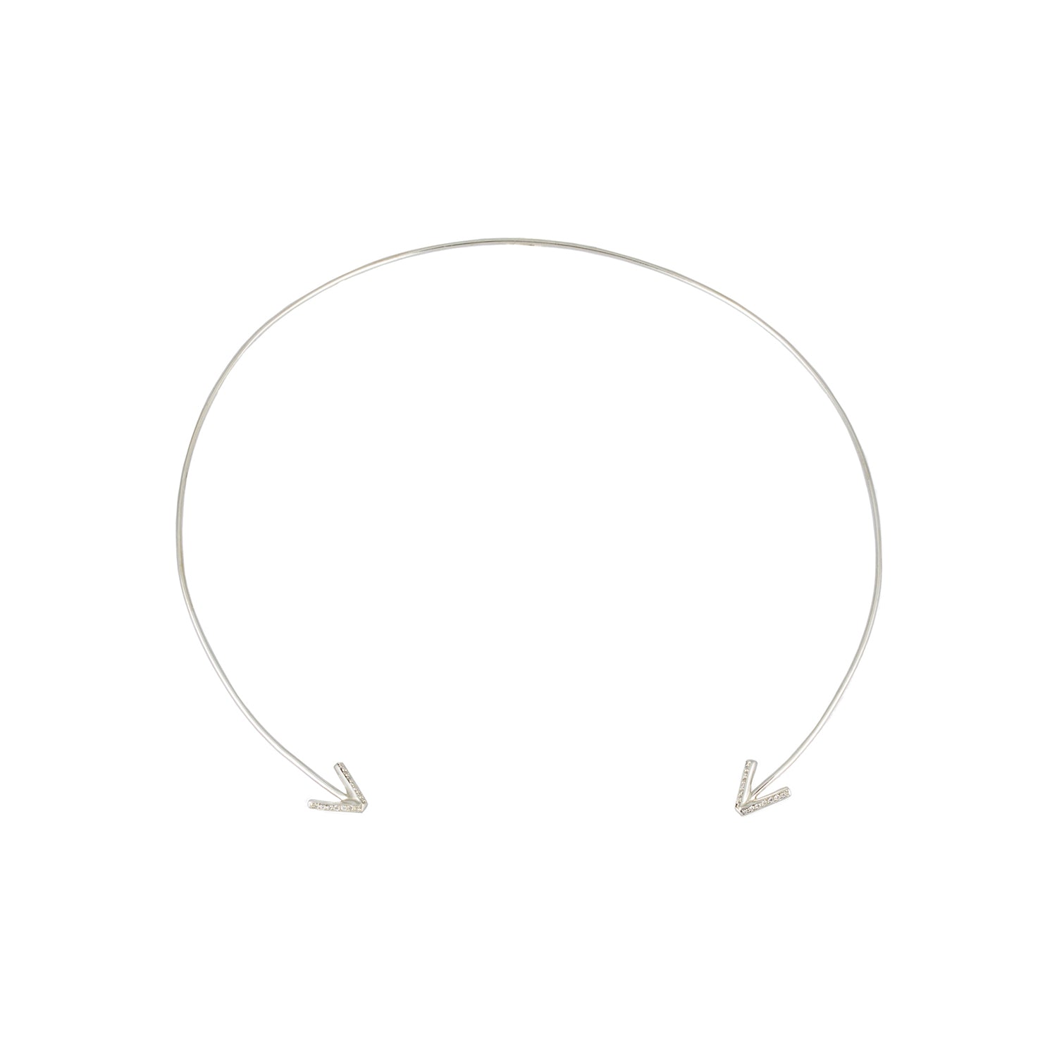 The Tiwaz Neck Cuff by East London jeweller Rachel Boston | Discover our collections of unique and timeless engagement rings, wedding rings, and modern fine jewellery.