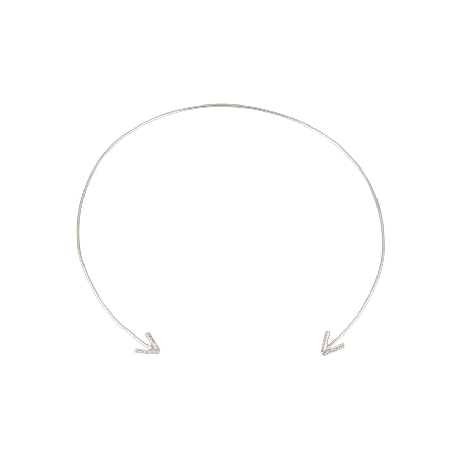 The Tiwaz Neck Cuff by East London jeweller Rachel Boston | Discover our collections of unique and timeless engagement rings, wedding rings, and modern fine jewellery. - Rachel Boston Jewellery