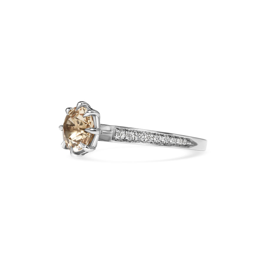 The Tota Ring by East London jeweller Rachel Boston | Discover our collections of unique and timeless engagement rings, wedding rings, and modern fine jewellery. - Rachel Boston Jewellery