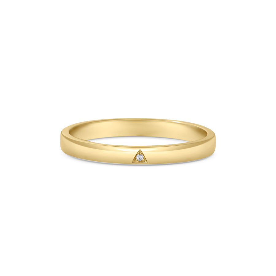The Triangulum Band by East London jeweller Rachel Boston | Discover our collections of unique and timeless engagement rings, wedding rings, and modern fine jewellery. - Rachel Boston Jewellery