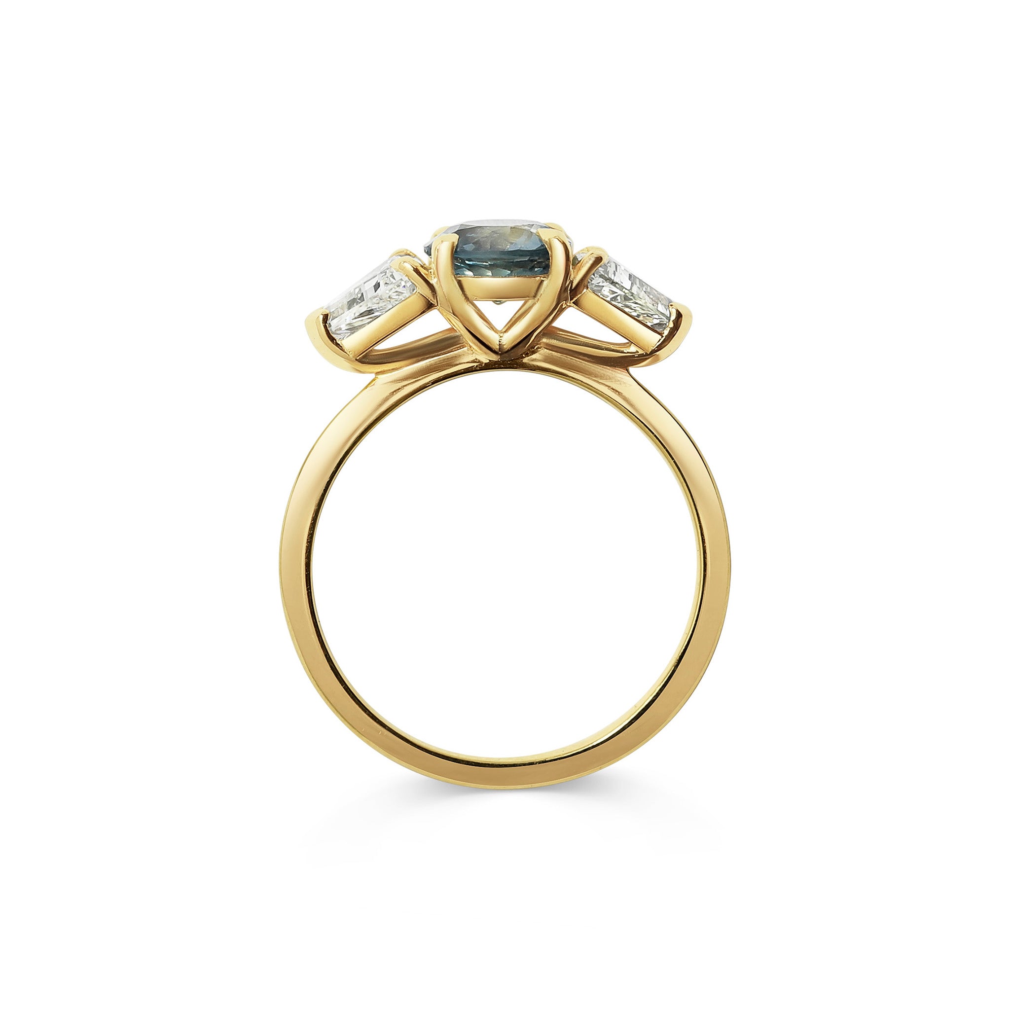 The Tunia Ring by East London jeweller Rachel Boston | Discover our collections of unique and timeless engagement rings, wedding rings, and modern fine jewellery.