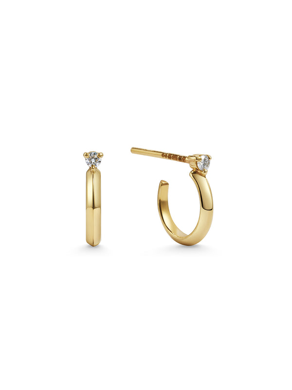 Uruz White Diamond Earrings - Rachel Boston Jewellery