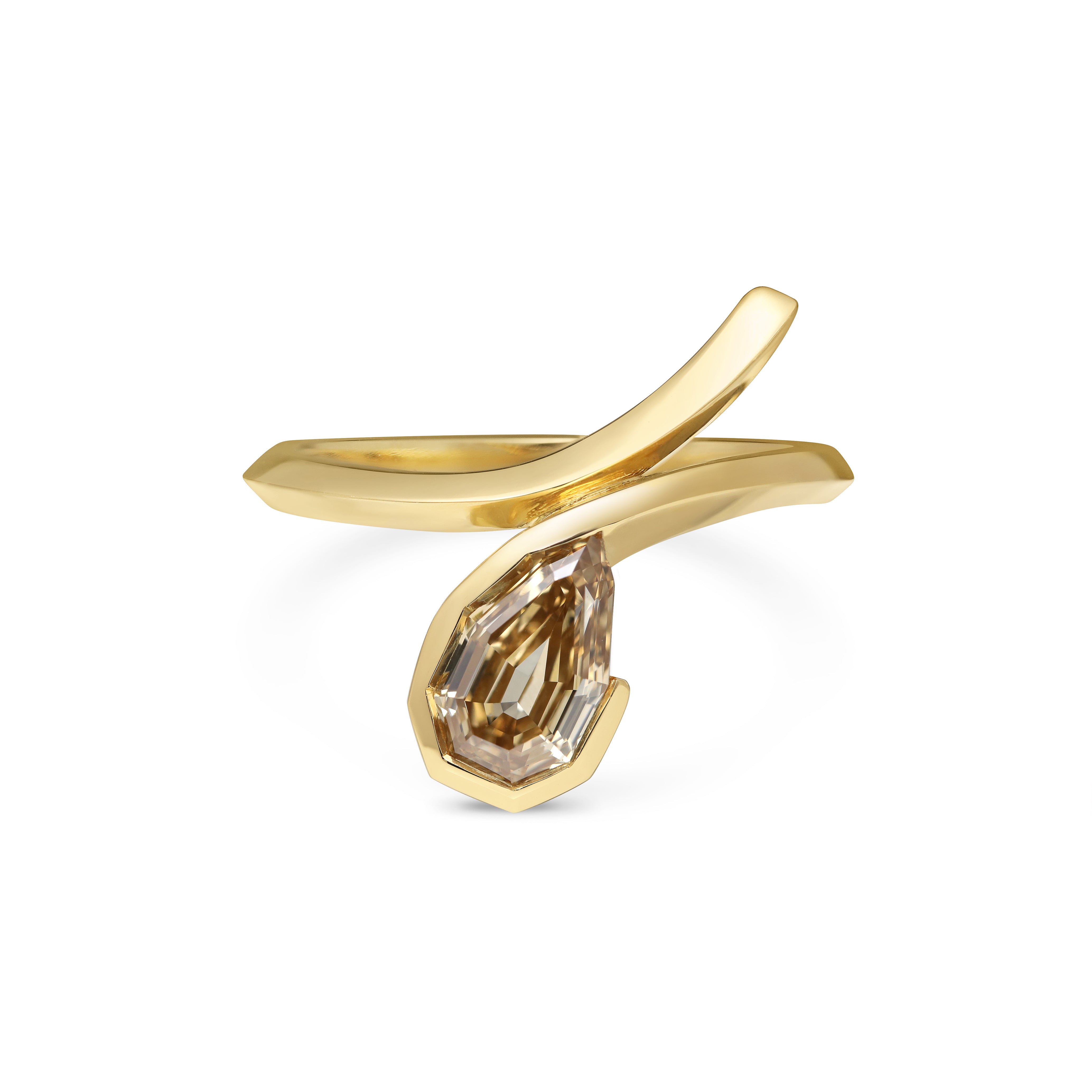 The Whirl Ring by East London jeweller Rachel Boston | Discover our collections of unique and timeless engagement rings, wedding rings, and modern fine jewellery.