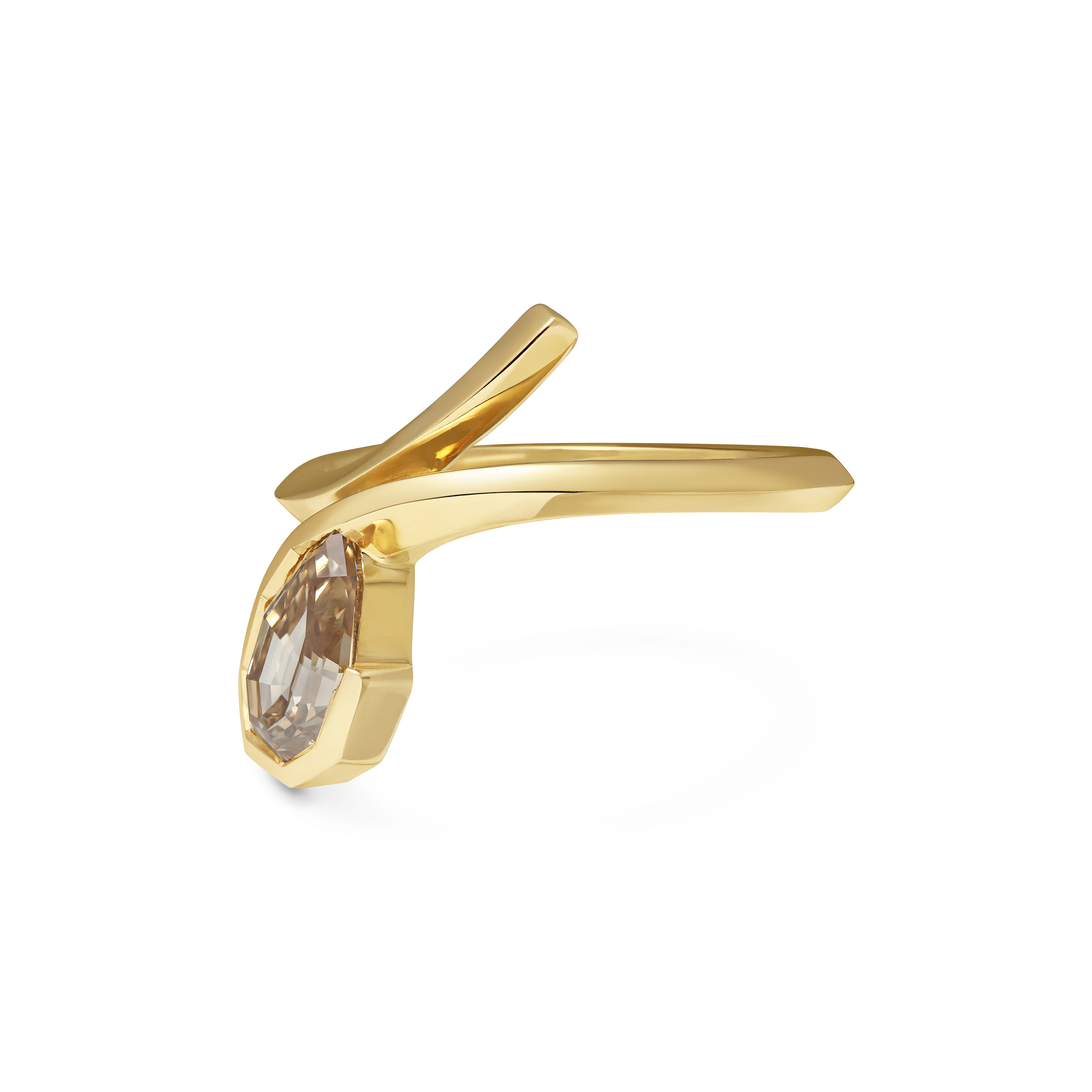 The Whirl Ring by East London jeweller Rachel Boston | Discover our collections of unique and timeless engagement rings, wedding rings, and modern fine jewellery.