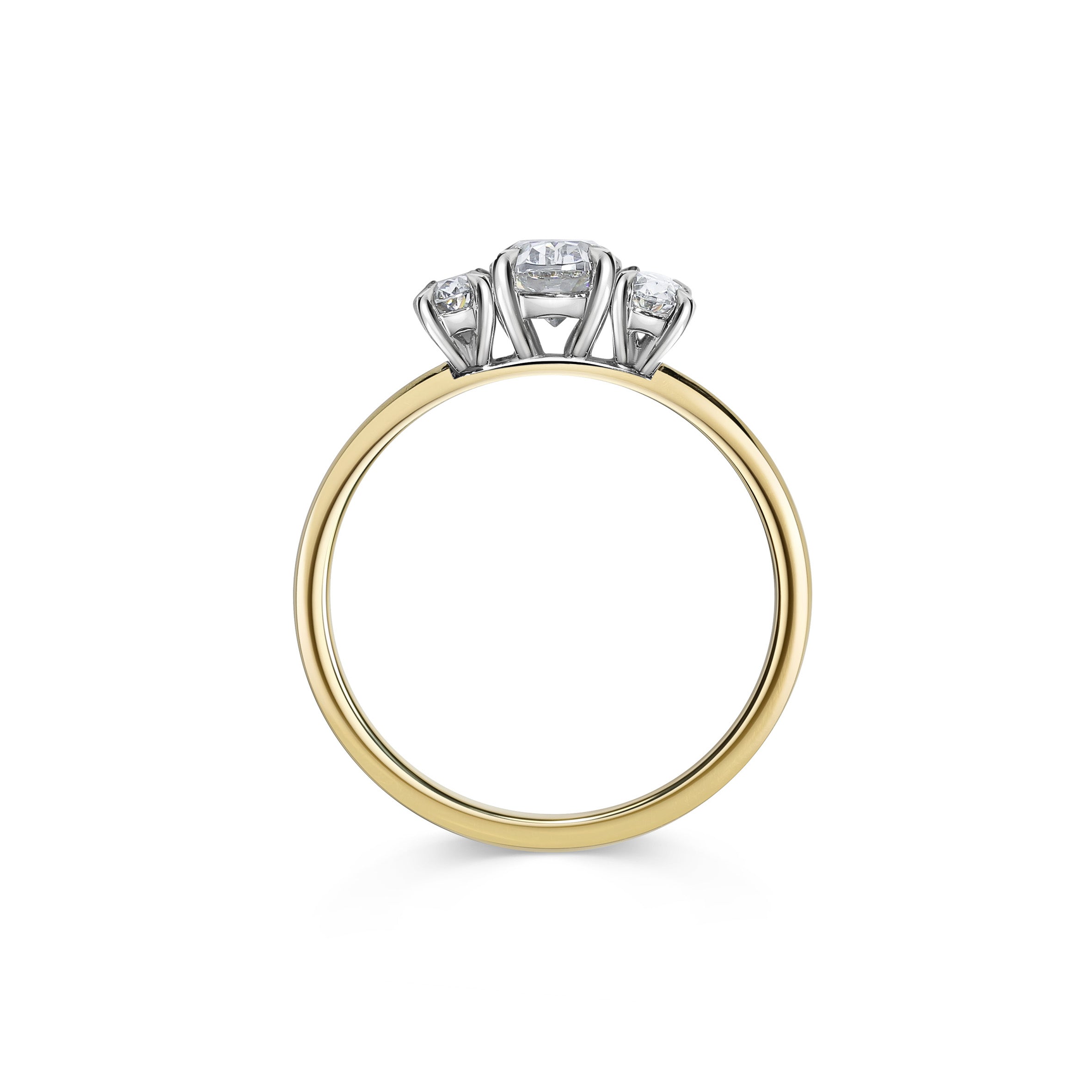 The Winnie Ring by East London jeweller Rachel Boston | Discover our collections of unique and timeless engagement rings, wedding rings, and modern fine jewellery.