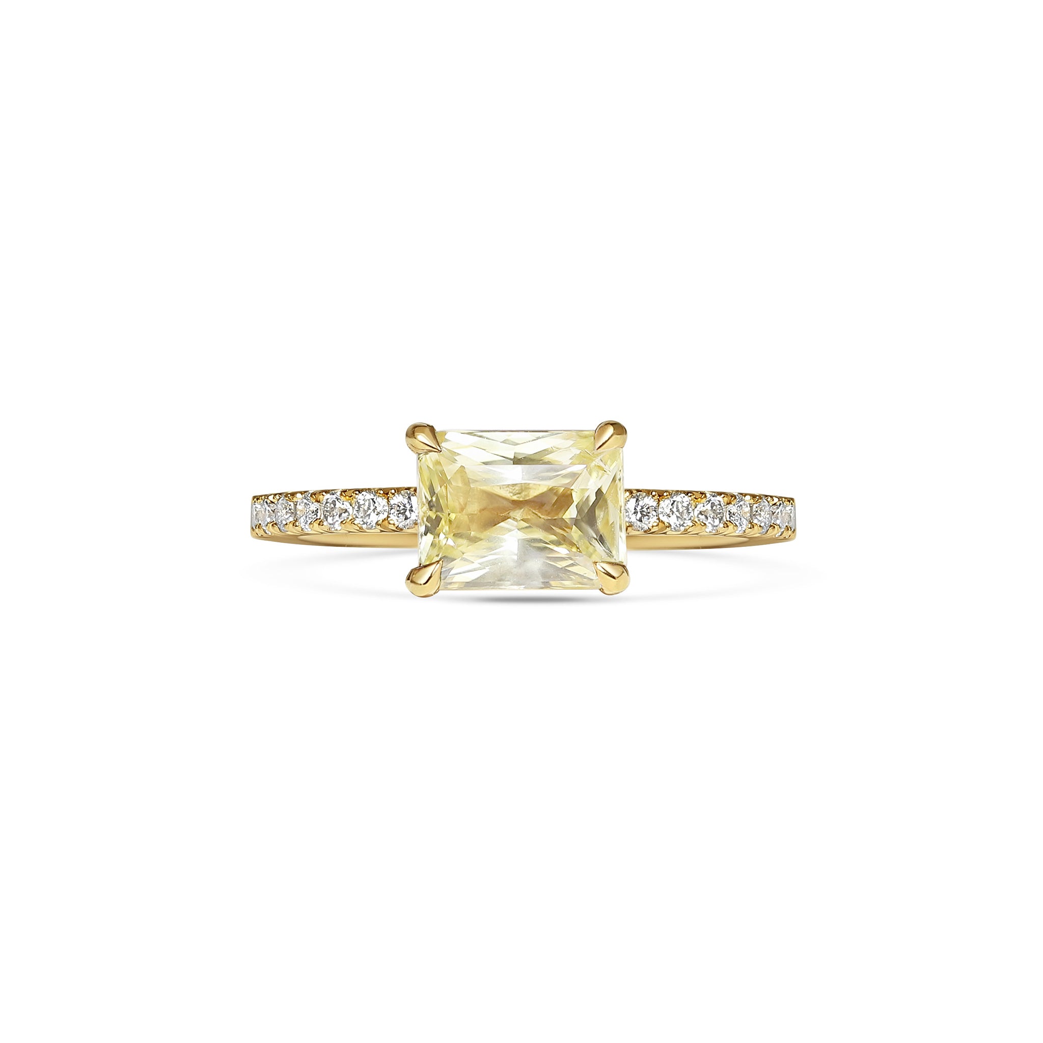 The Yari Ring by East London jeweller Rachel Boston | Discover our collections of unique and timeless engagement rings, wedding rings, and modern fine jewellery.