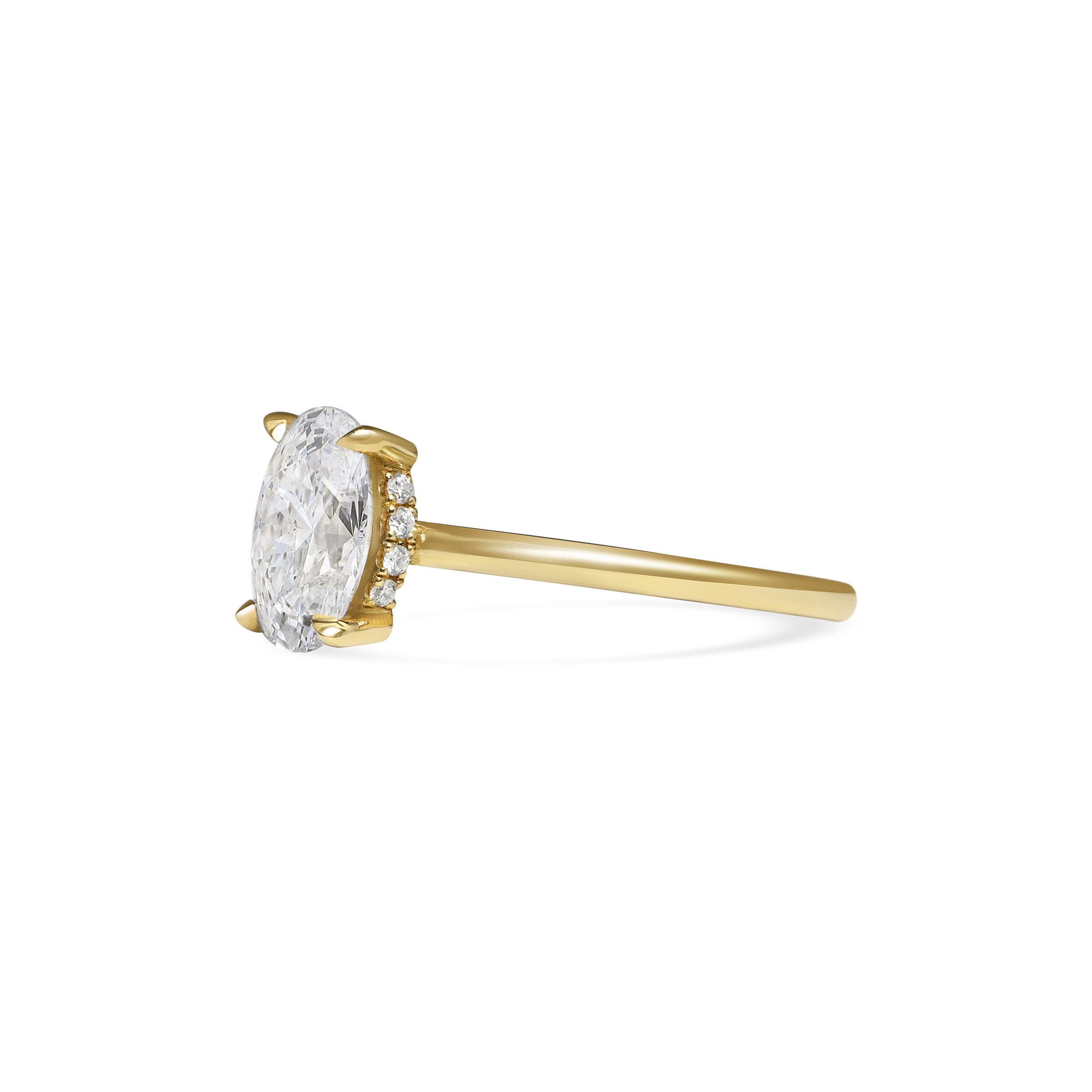 The Yasmin Ring by East London jeweller Rachel Boston | Discover our collections of unique and timeless engagement rings, wedding rings, and modern fine jewellery.