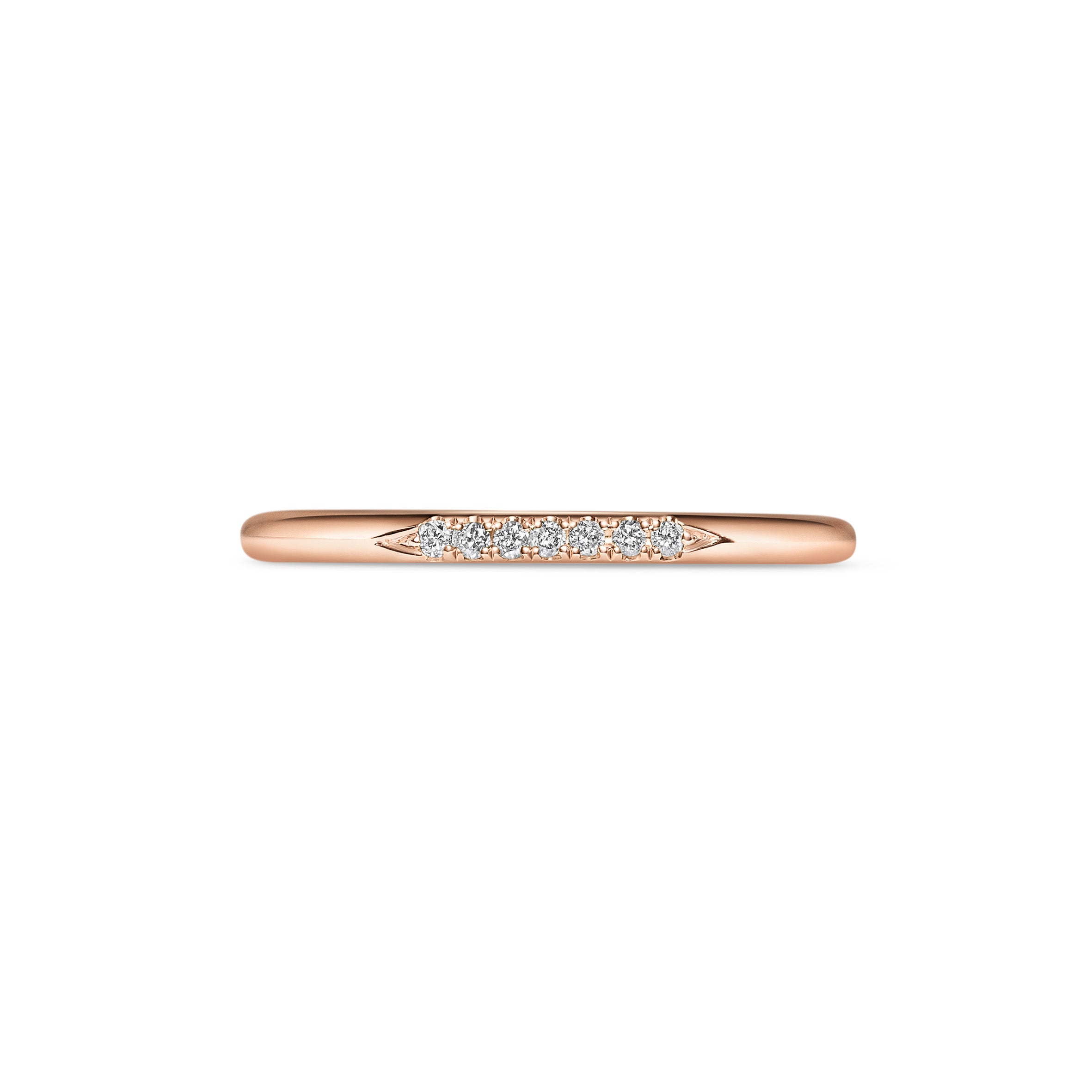 The Skinny Stone Band - White Diamonds by East London jeweller Rachel Boston | Discover our collections of unique and timeless engagement rings, wedding rings, and modern fine jewellery.