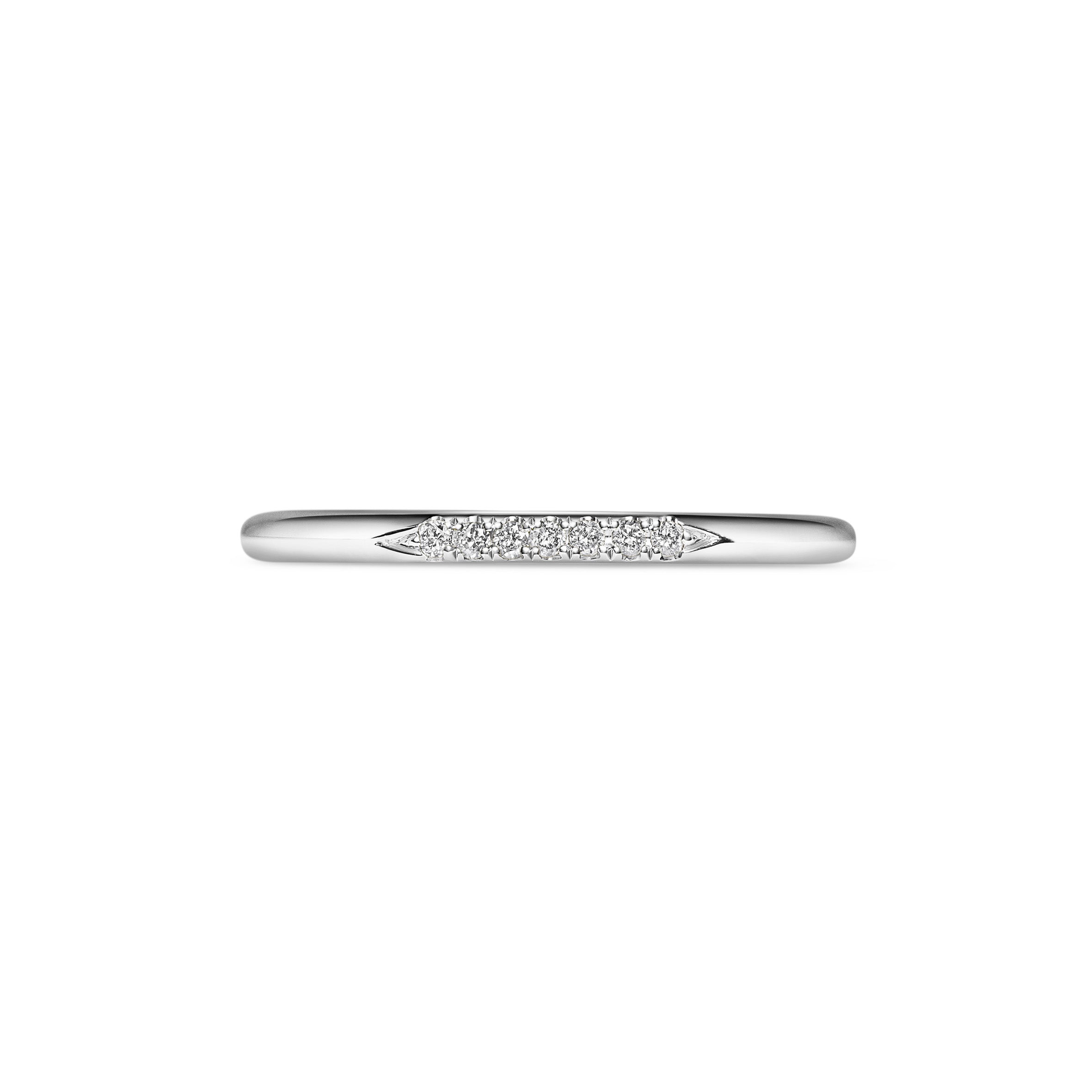 The Skinny Stone Band - White Diamonds by East London jeweller Rachel Boston | Discover our collections of unique and timeless engagement rings, wedding rings, and modern fine jewellery.